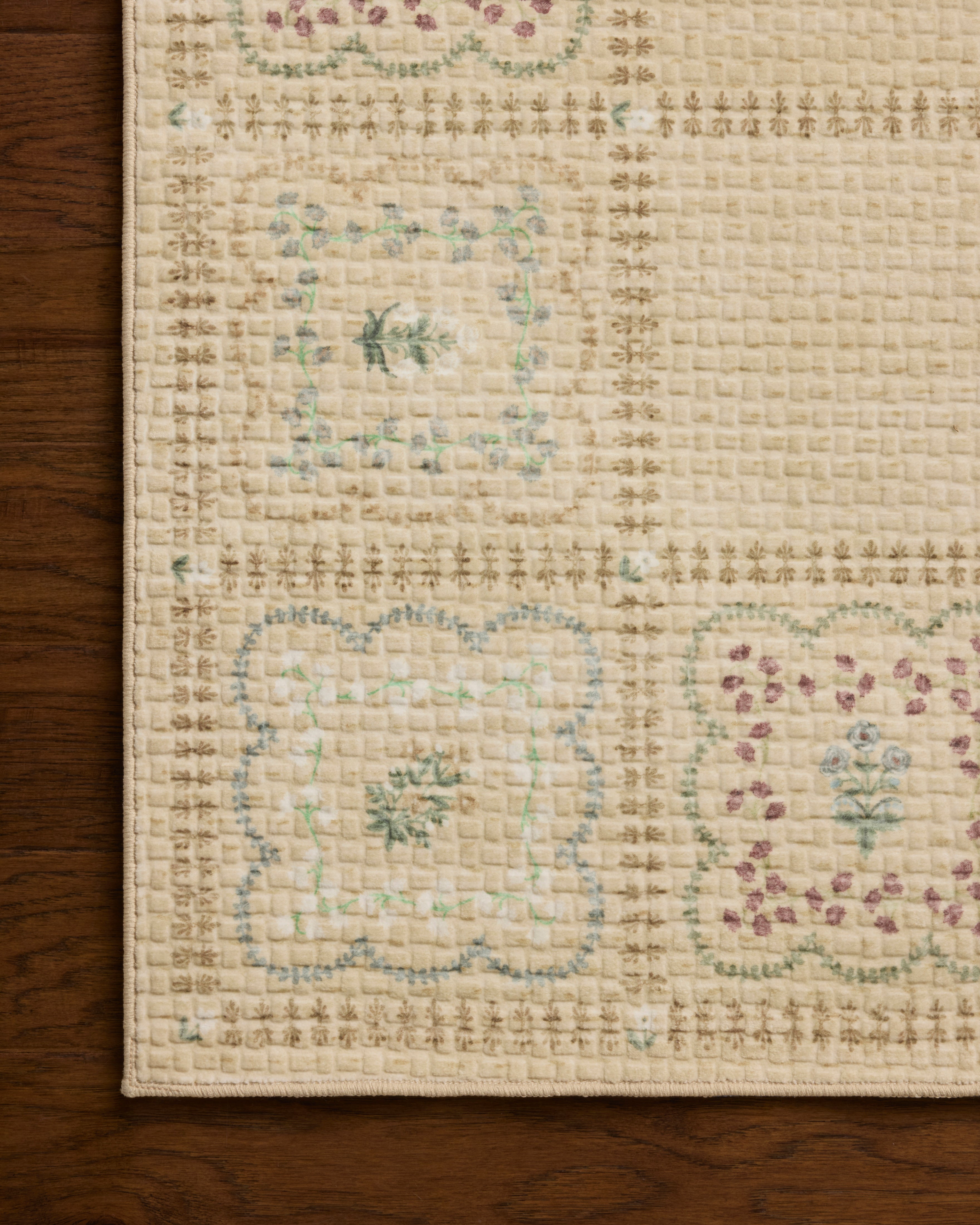 Rifle Paper Co. x Loloi Orchard Natural / Multi Machine Washable Rug RUGS - synthetic Loloi