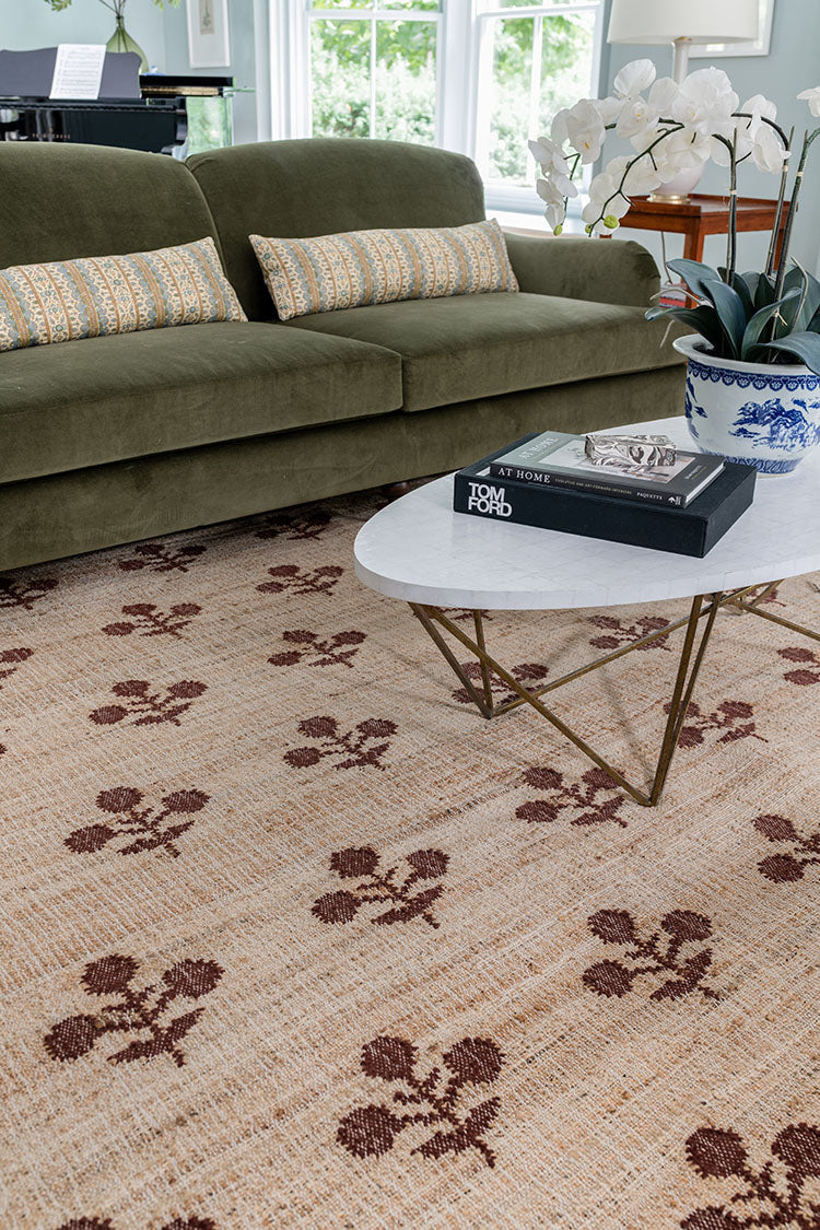 Orchard Bloom Hand Woven Jute Rug RUGS - jute Momeni