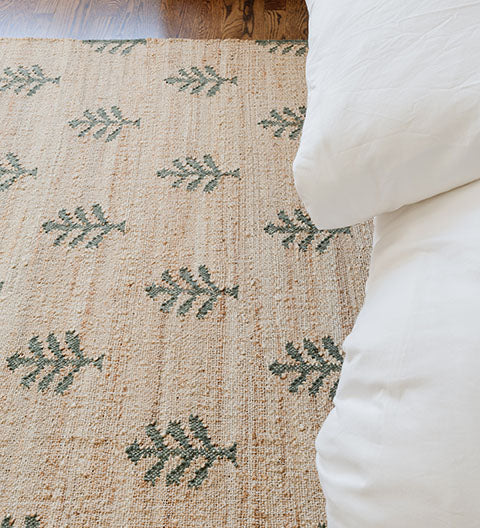 Orchard Verdure Hand Woven Jute Rug RUGS - jute Momeni