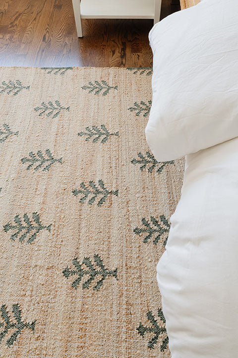 Orchard Verdure Hand Woven Jute Rug RUGS - jute Momeni