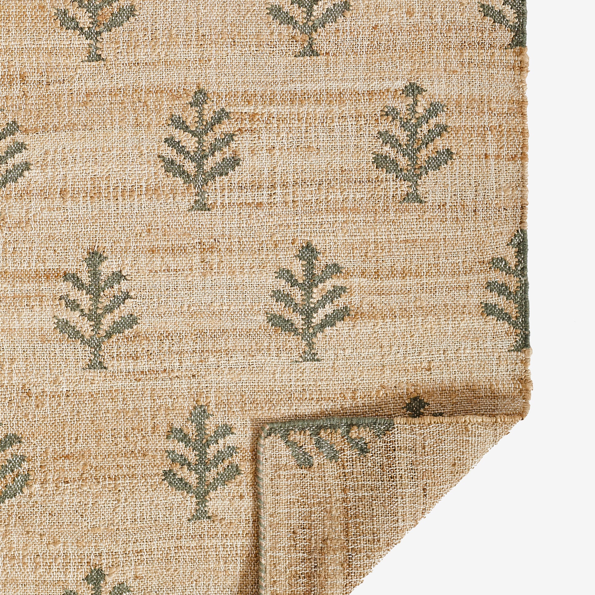 Orchard Verdure Hand Woven Jute Rug RUGS - jute Momeni