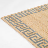 Orchard Greek Key Hand Woven Jute Rug RUGS - jute Momeni