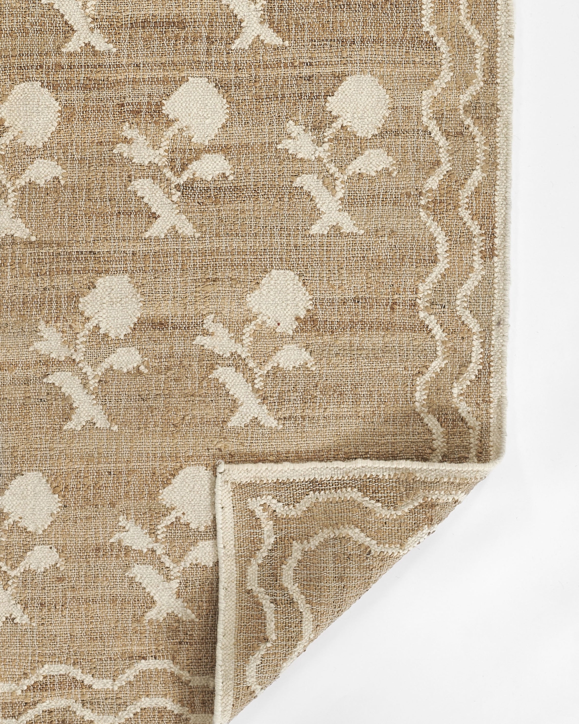 Orchard Block Print Hand Woven Jute Rug RUGS - jute Momeni