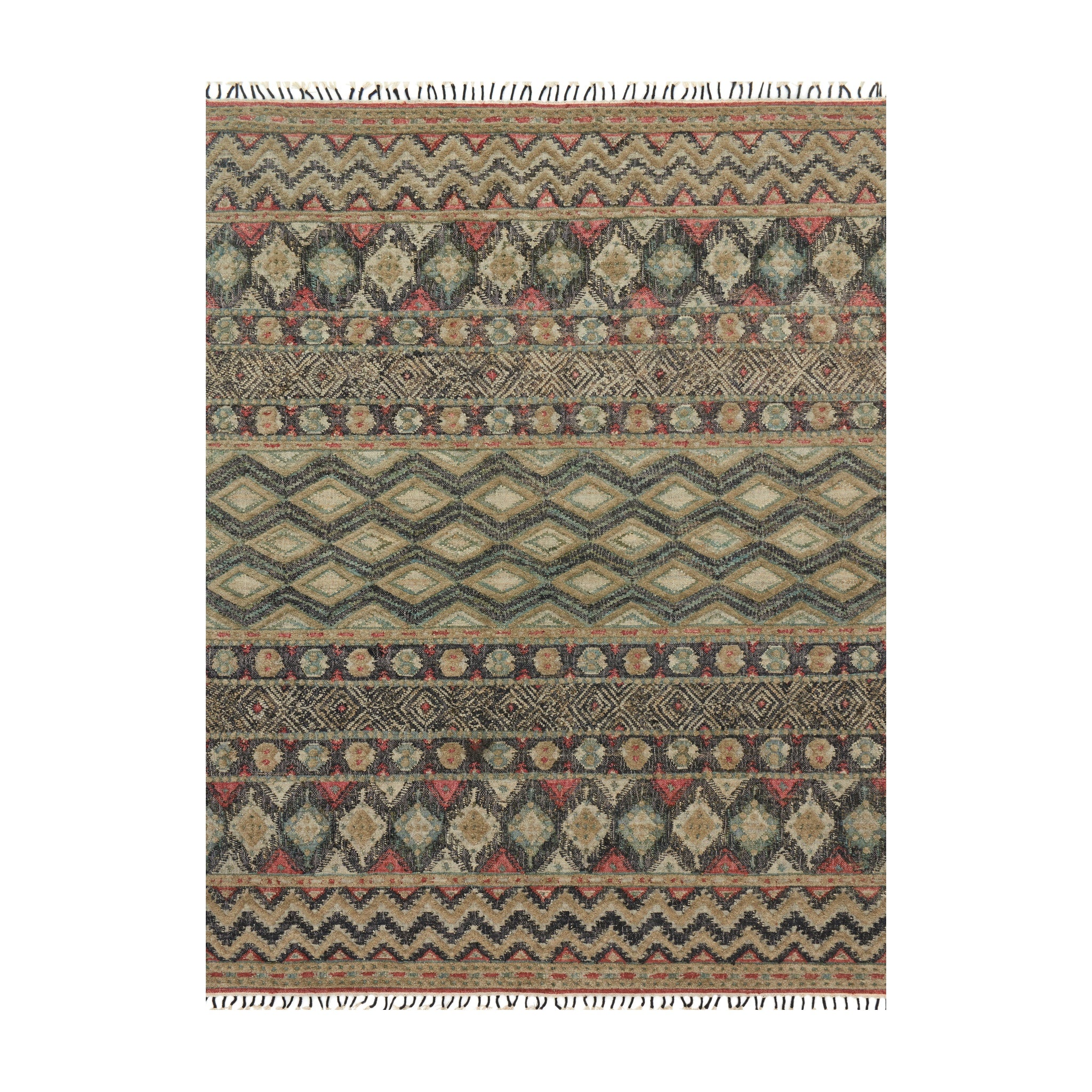 Loloi Owen Indigo / Sage Rug RUGS - wool Loloi 18" x 18"