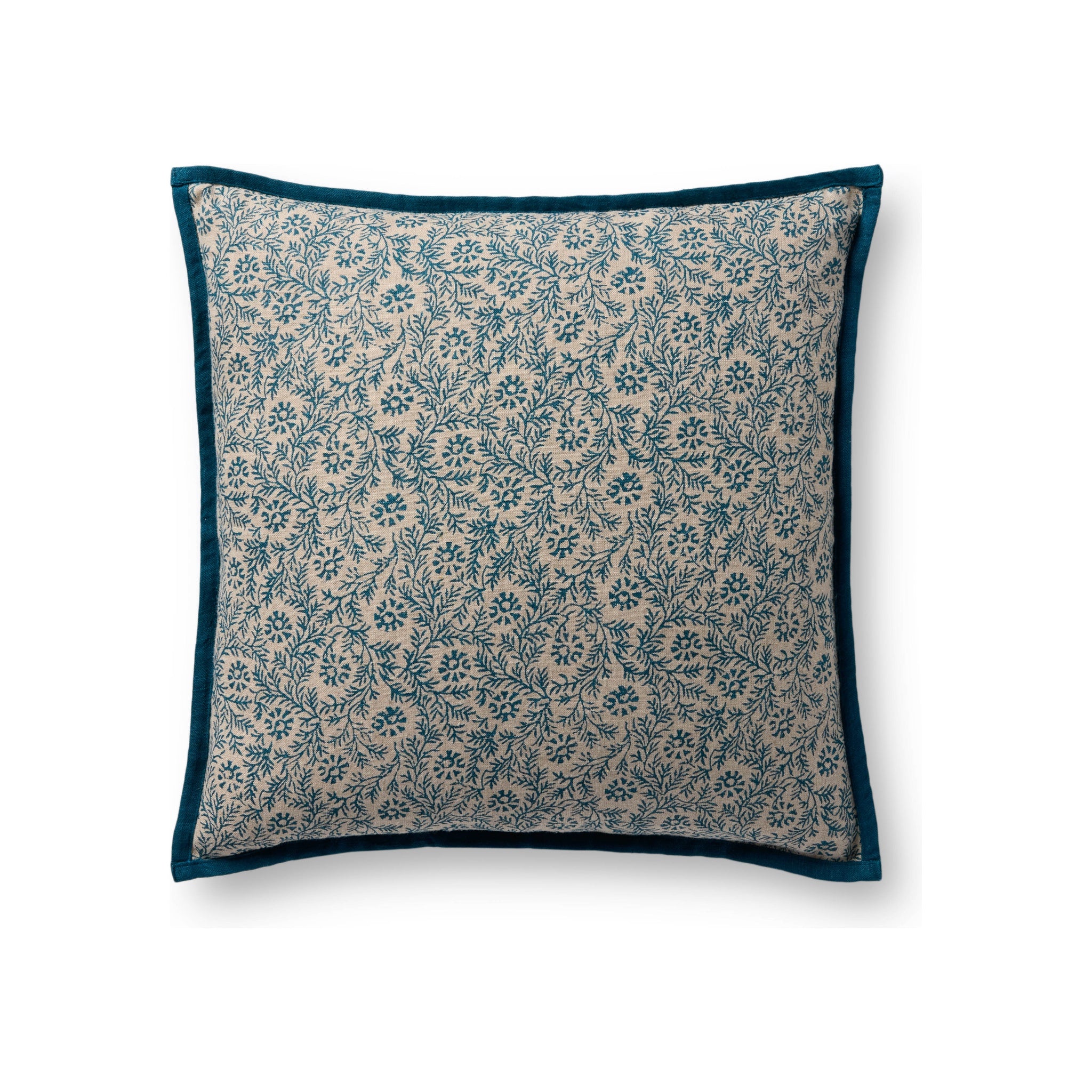 Loloi Lily Mae Pillow Throw Pillows Loloi Blue 18x18 Cover Only