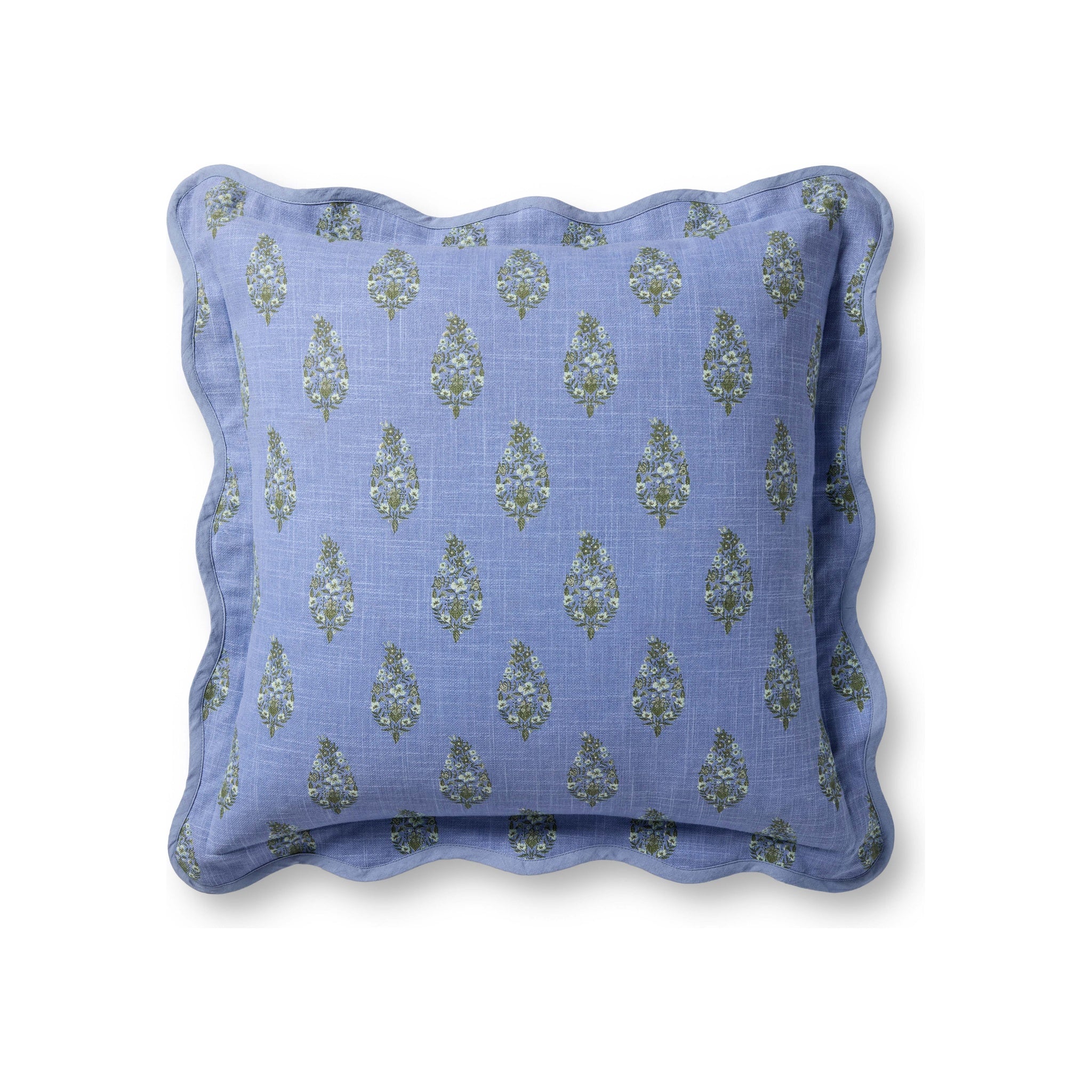 Rifle Paper Co.Loloi Paisley Pillow Throw Pillows Loloi Blue / Multi 22x22 Cover Only
