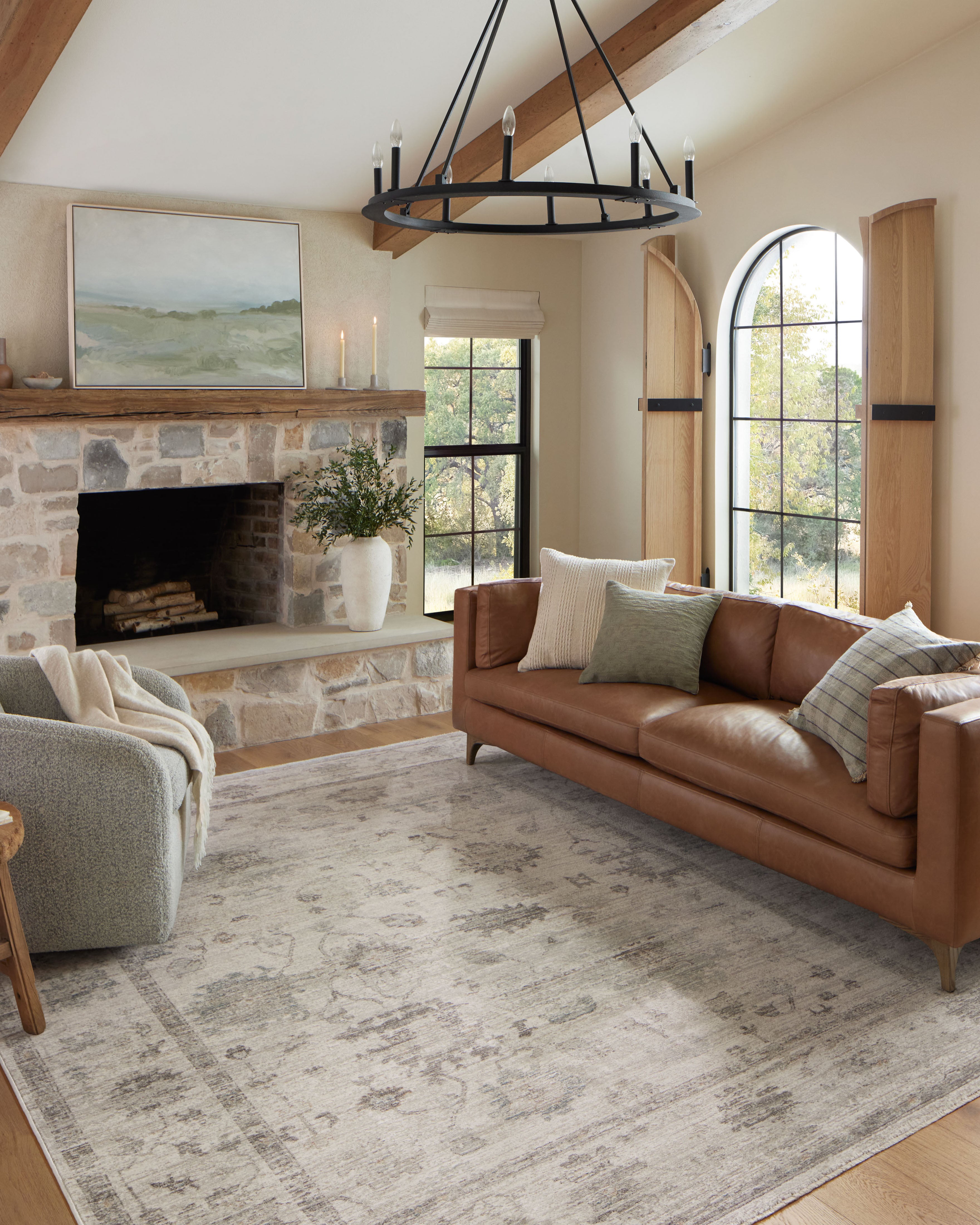 Magnolia Home by Joanna Gaines Loloi Riley Pillow Throw Pillows Loloi