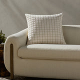 Magnolia Home by Joanna Gaines x Loloi Hattie Natural / Green Pillow Throw Pillows Loloi