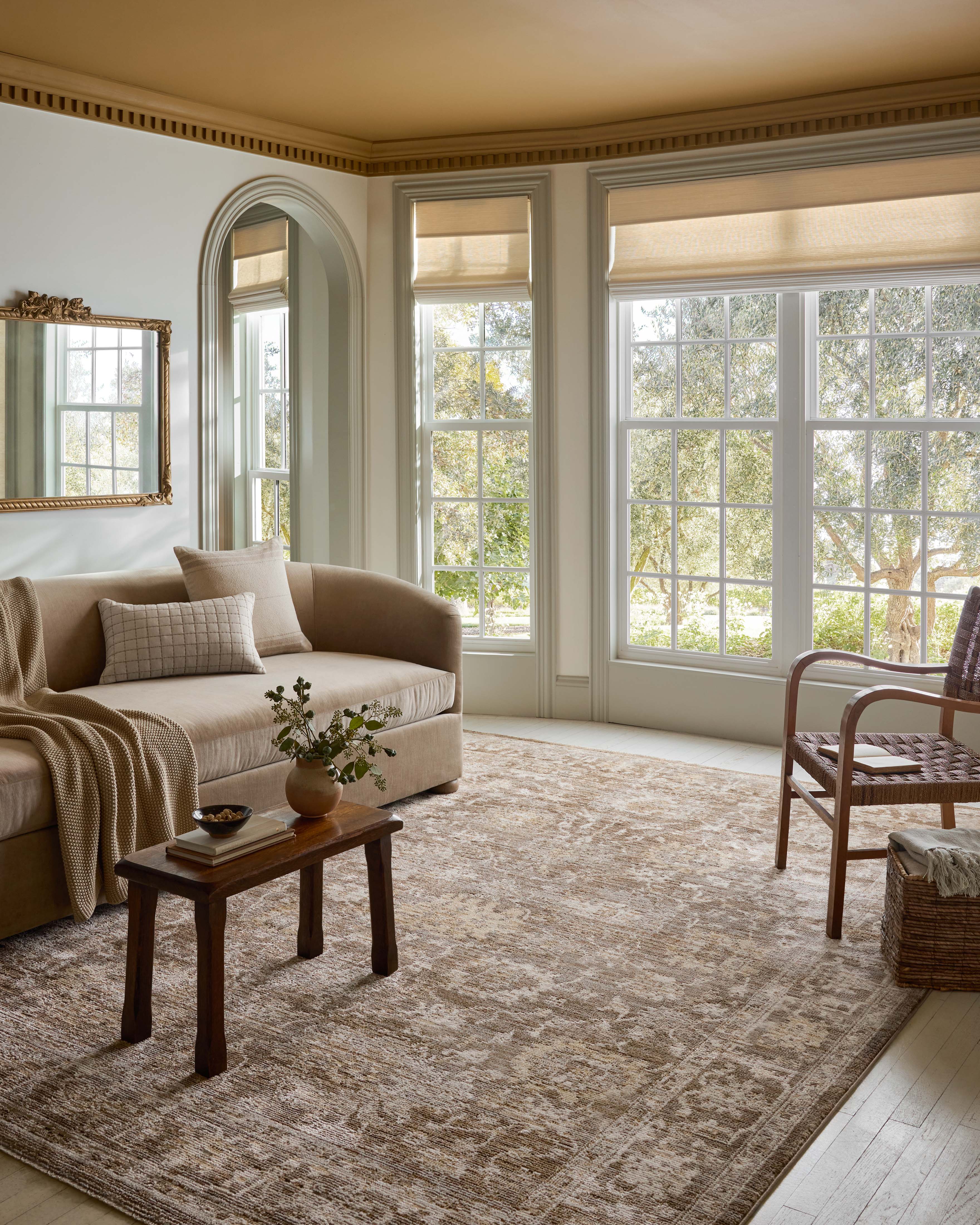 Magnolia Home by Joanna Gaines x Loloi Pace Bark / Natural Rug RUGS - synthetic Loloi