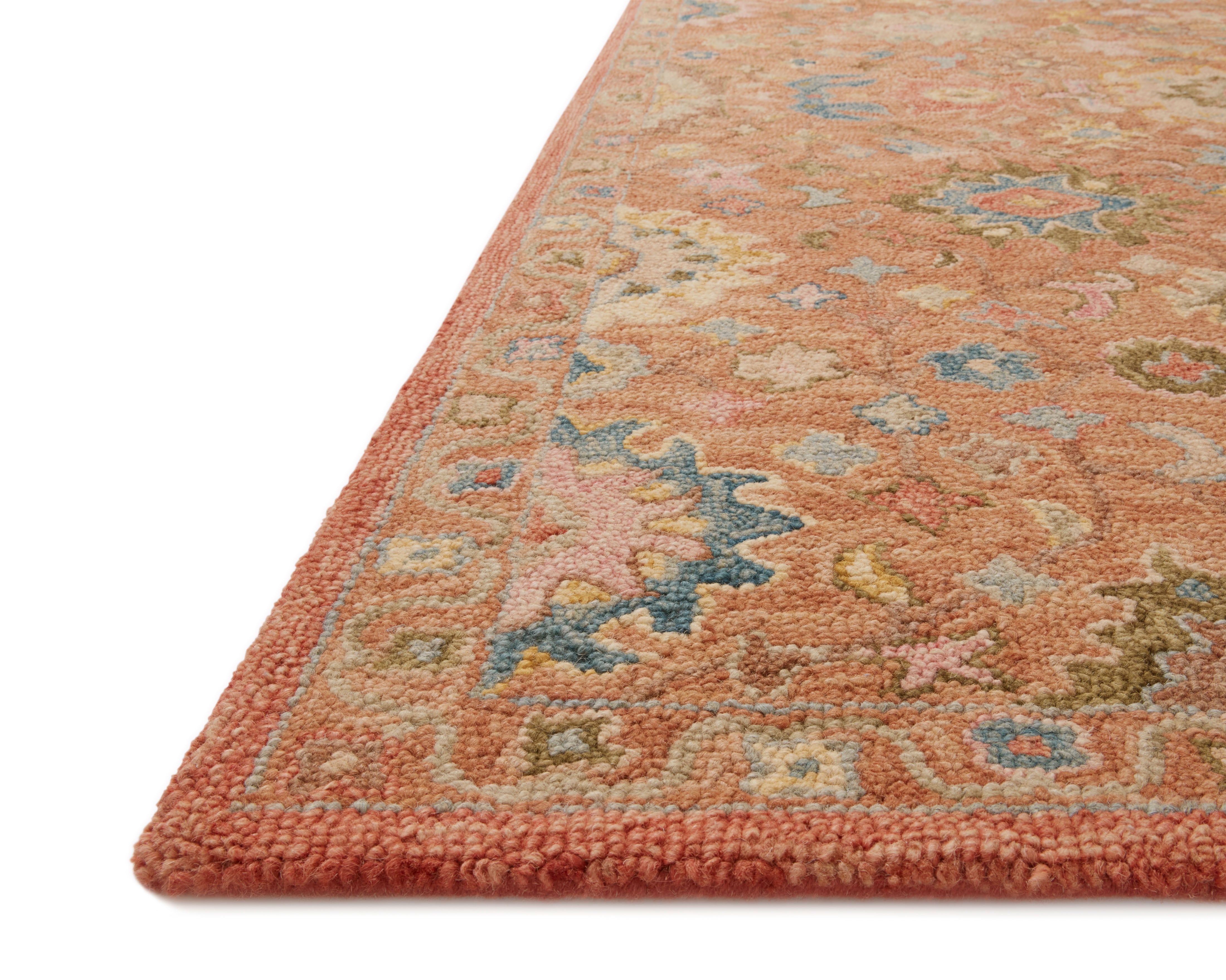 Loloi Padma Terracotta / Multi Runner Rug RUGS - wool Loloi