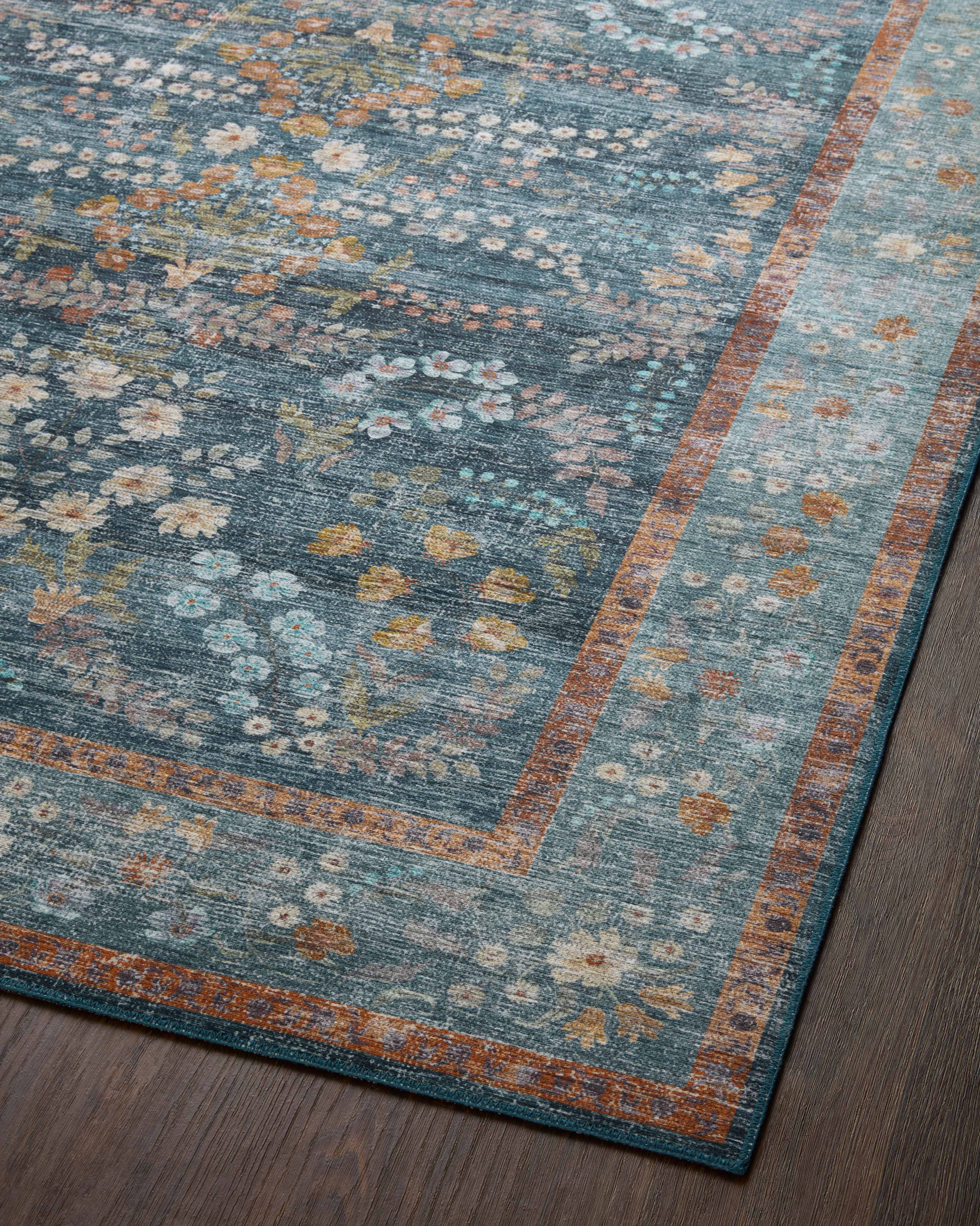 Rifle Paper Co. x Loloi Palais Navy Rug No.2 RUGS - synthetic Loloi