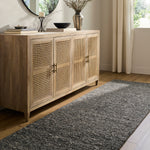 Palisade Charcoal Rug RUGS - wool Surya