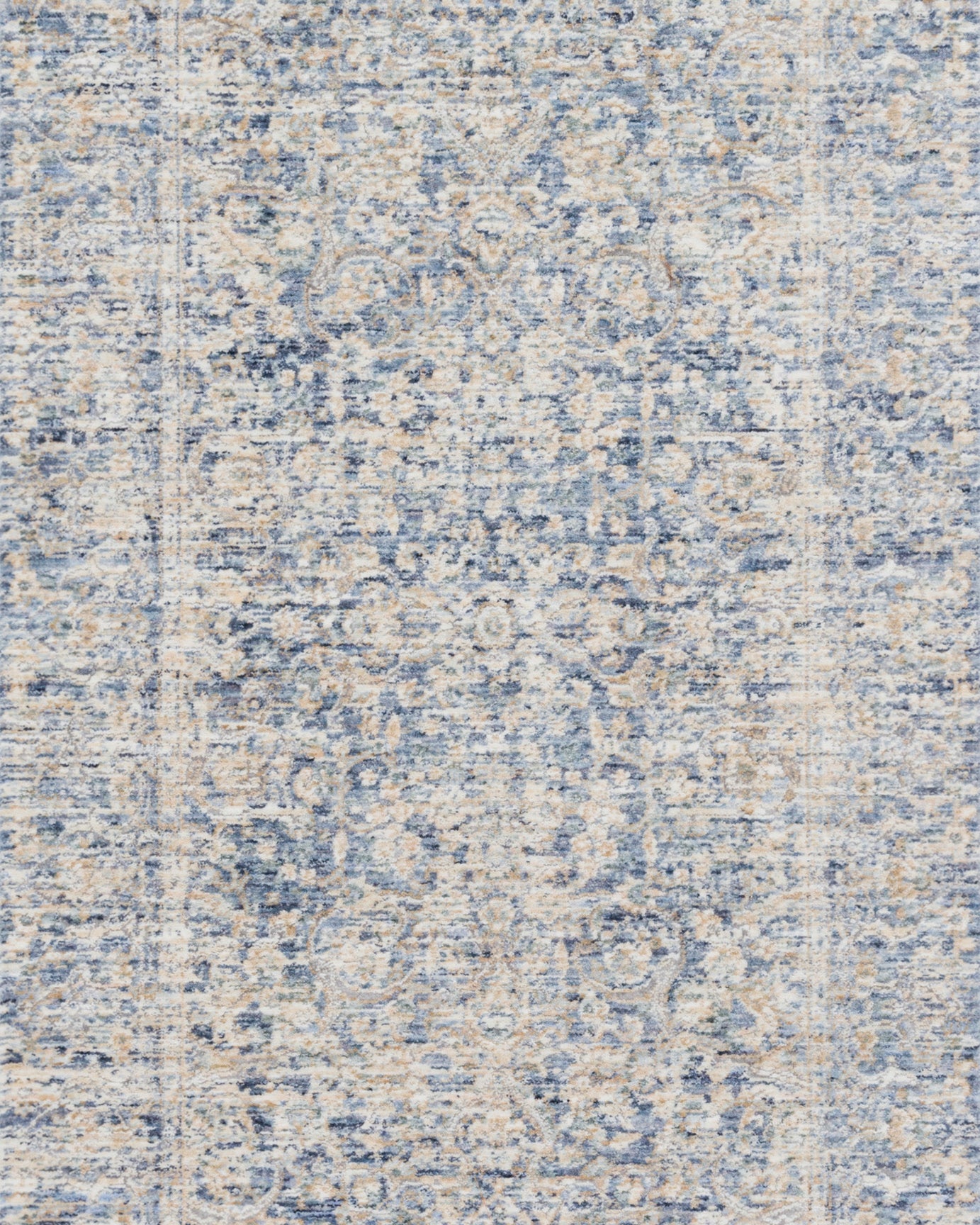 Loloi Pandora Blue / Gold Rug No.1 RUGS - synthetic Loloi