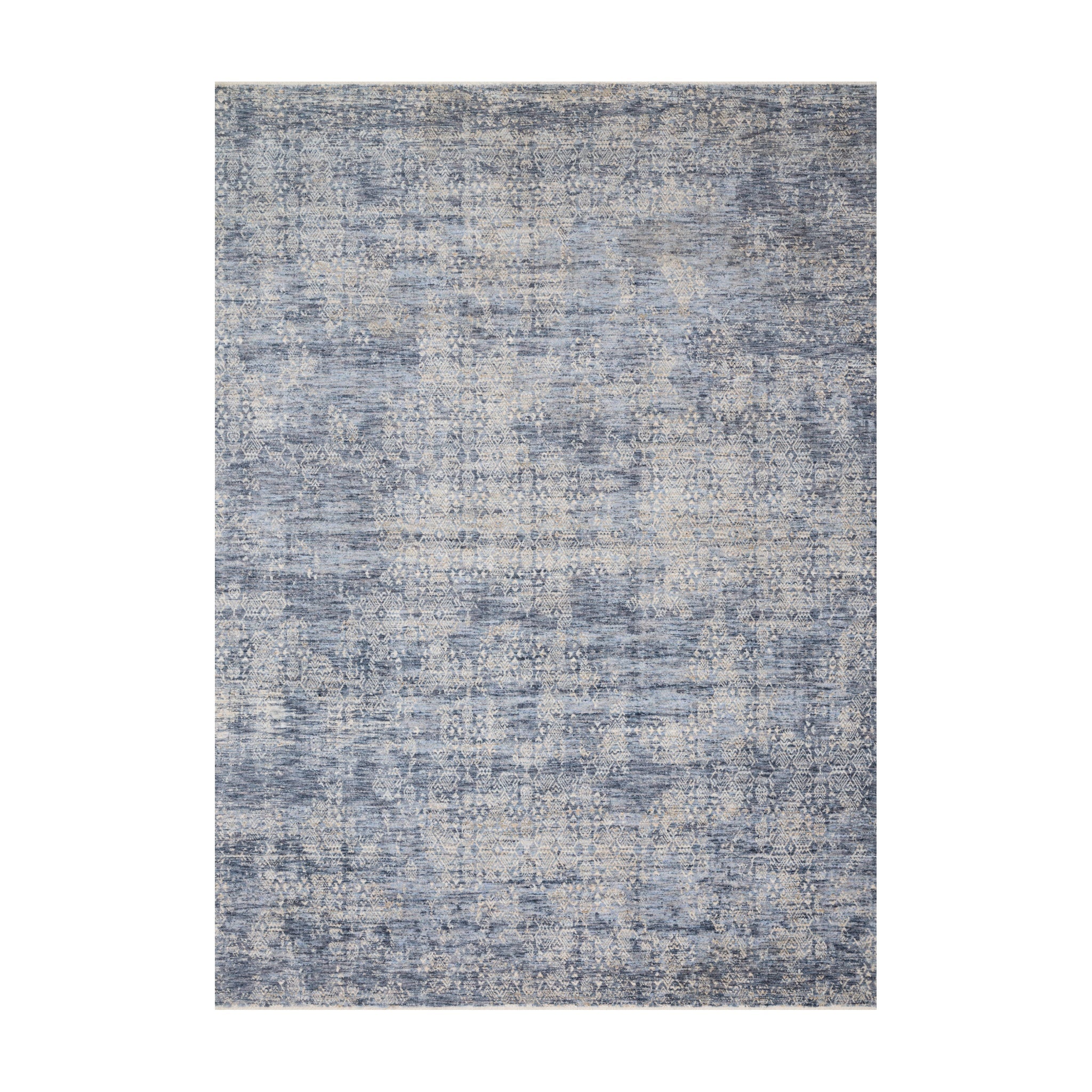 Loloi Pandora Dark Blue Rug RUGS - synthetic Loloi 18" x 18"