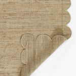 Parikia Scallop Edge Jute Area Rug RUGS - jute Momeni