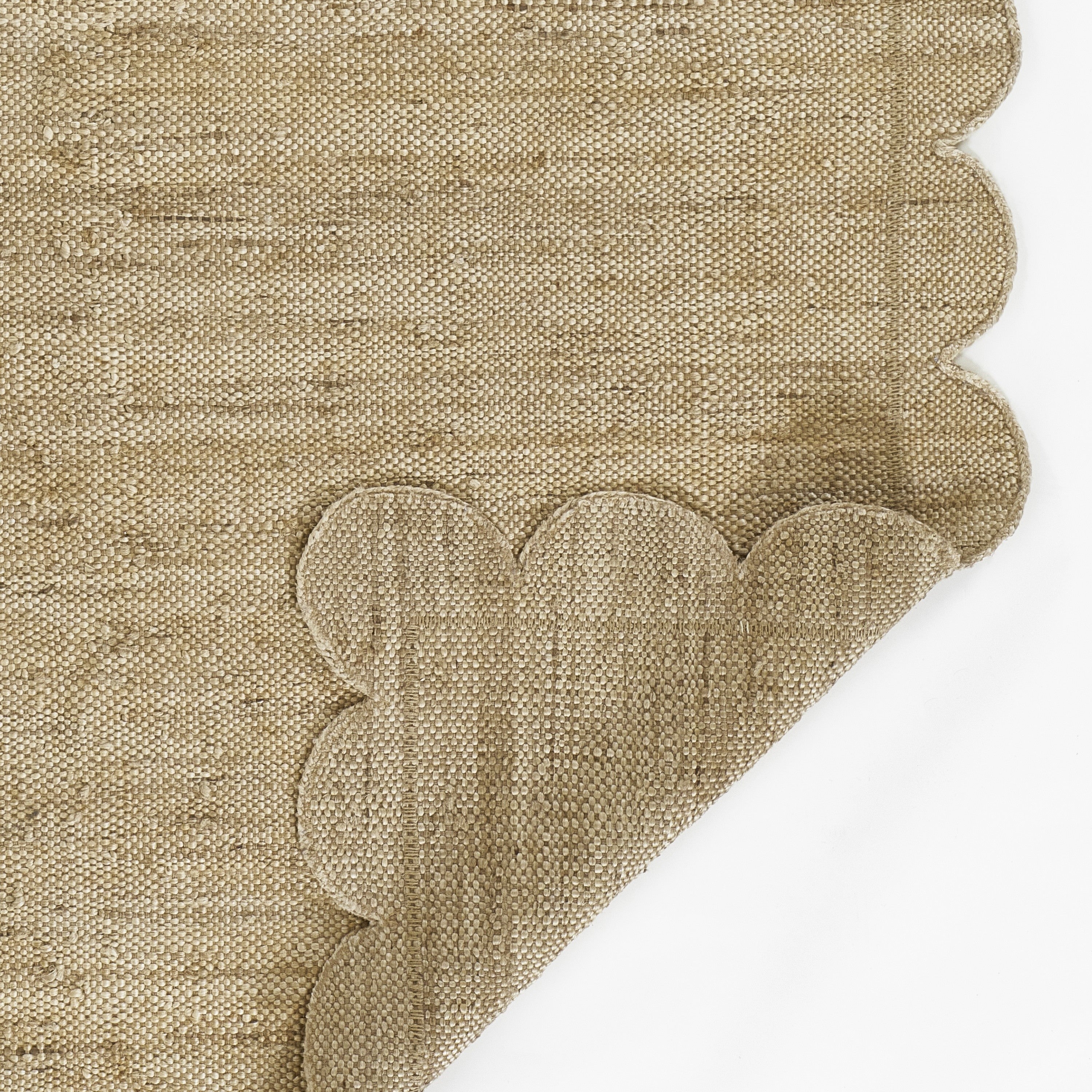 Parikia Scallop Edge Jute Area Rug RUGS - jute Momeni