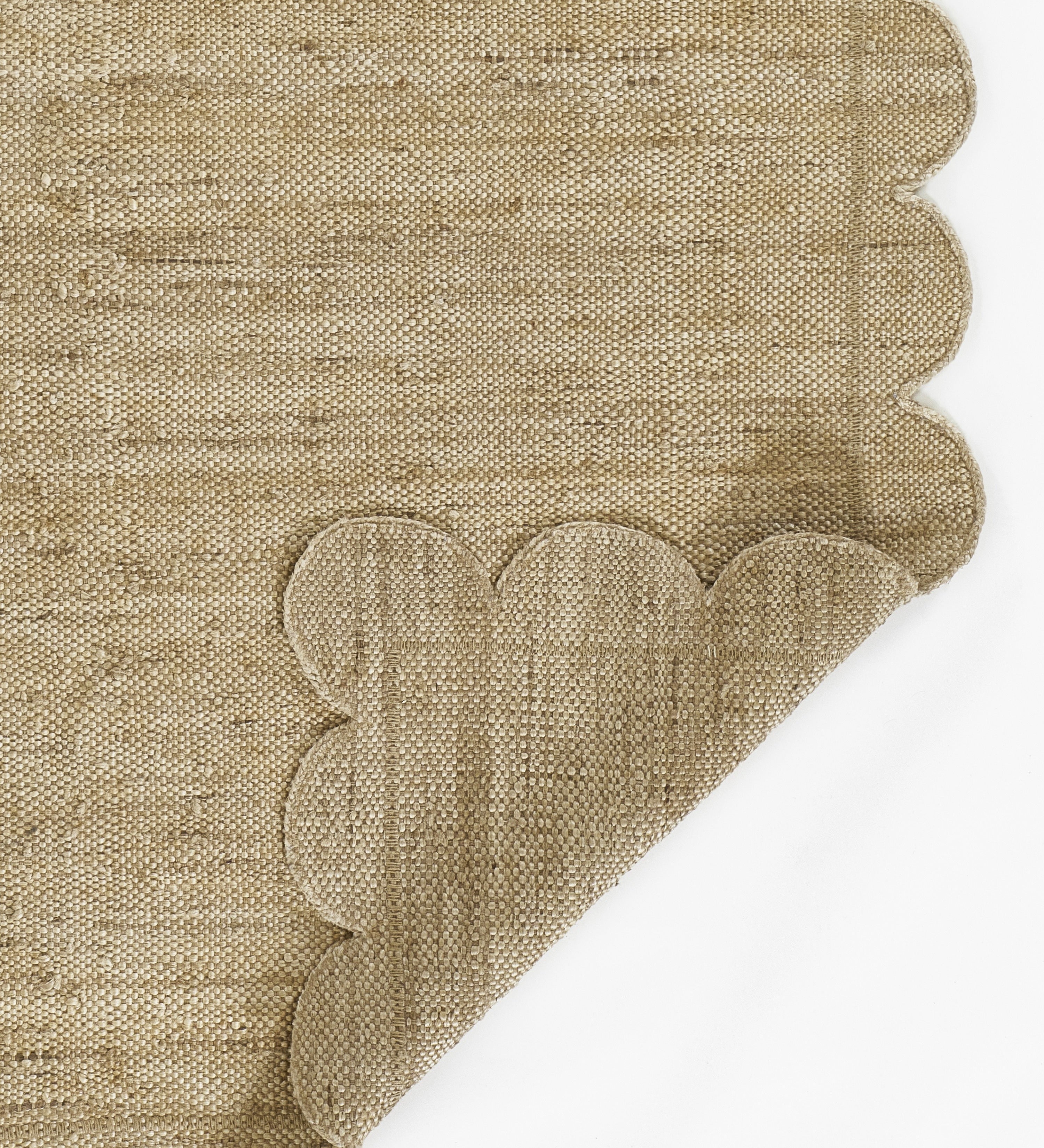 Parikia Scallop Edge Jute Area Rug RUGS - jute Momeni