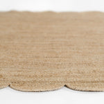 Parikia Scallop Edge Jute Area Rug RUGS - jute Momeni