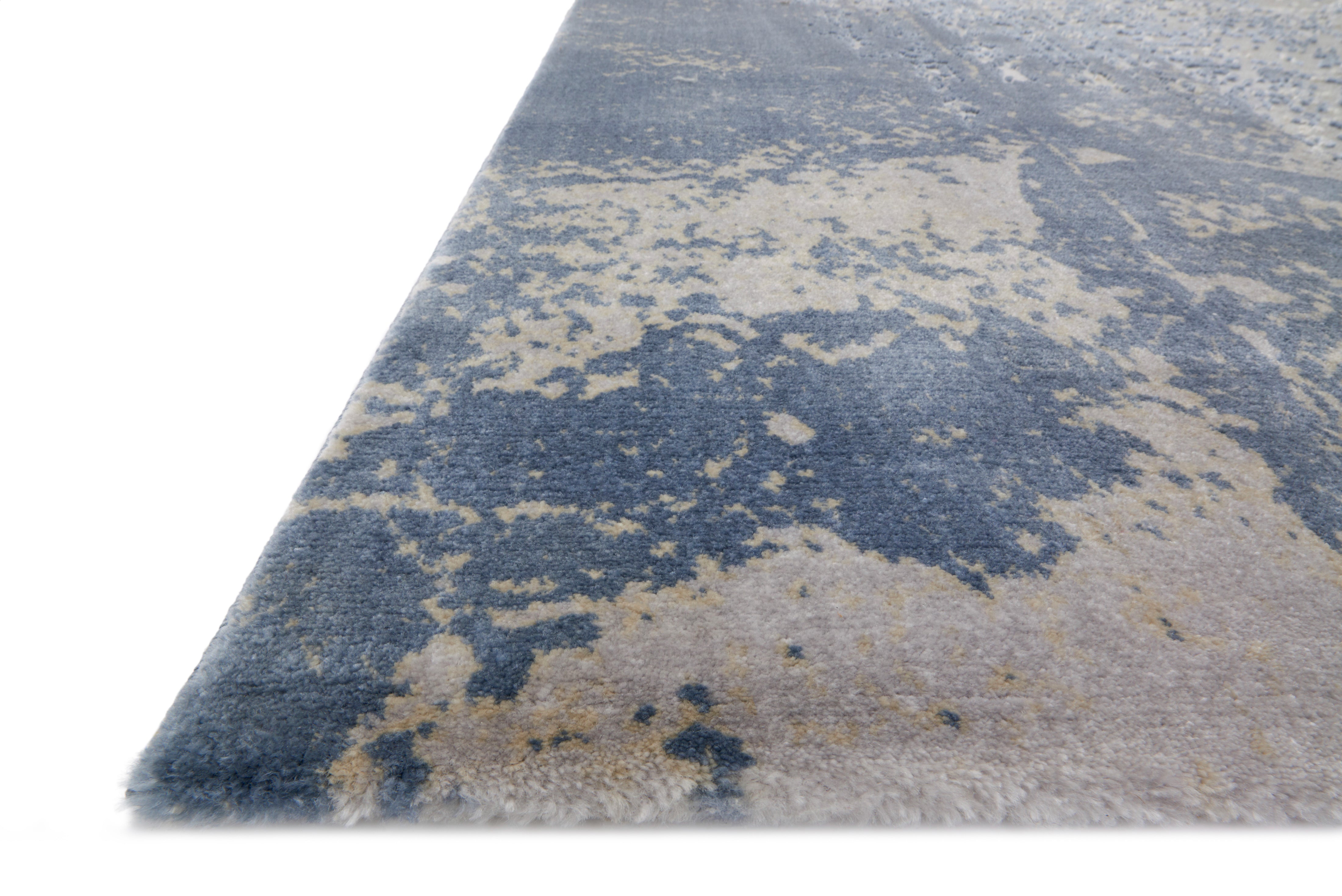 Loloi Patina Denim / Grey Rug RUGS - synthetic Loloi