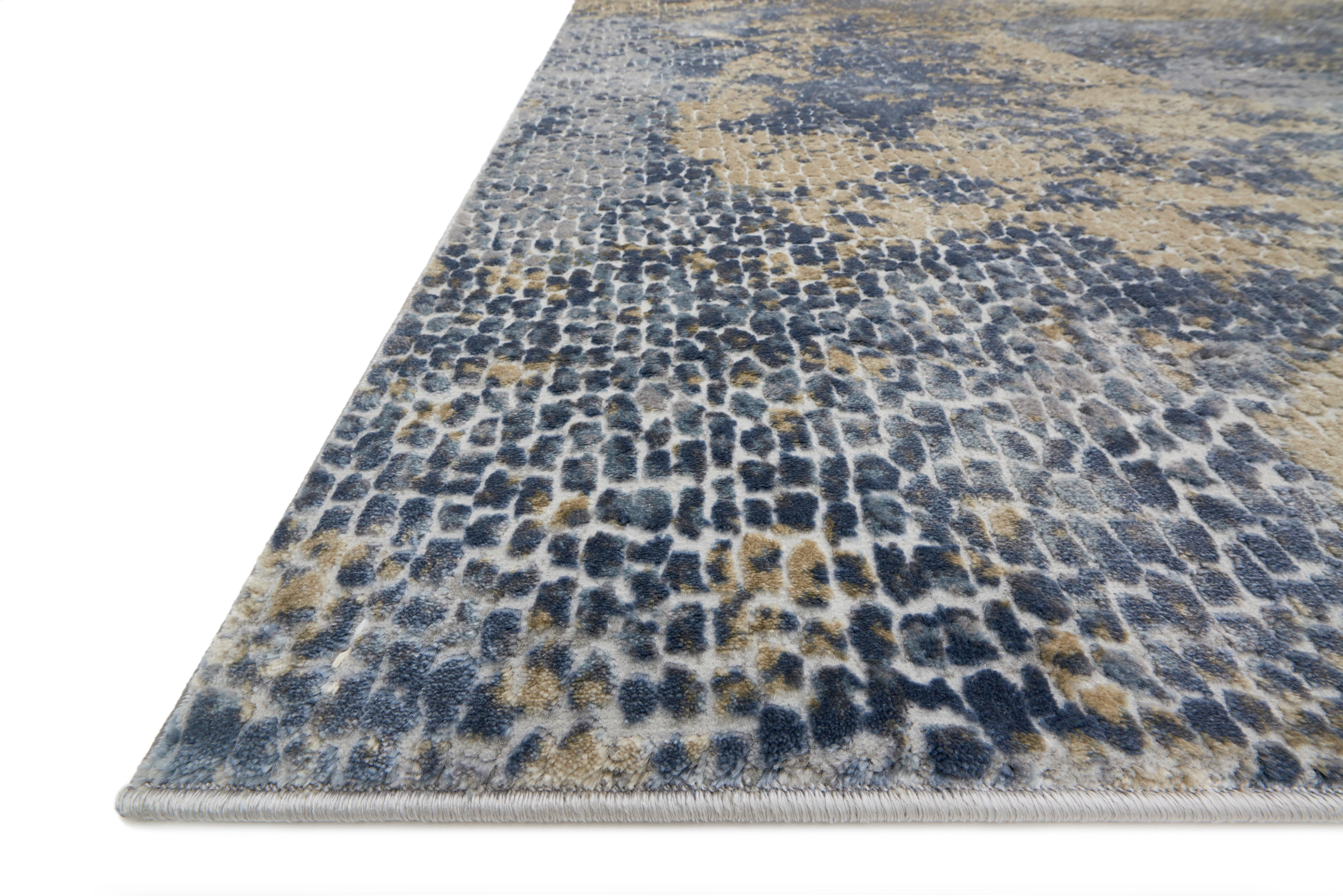 Loloi Patina Ocean / Gold Rug RUGS - synthetic Loloi