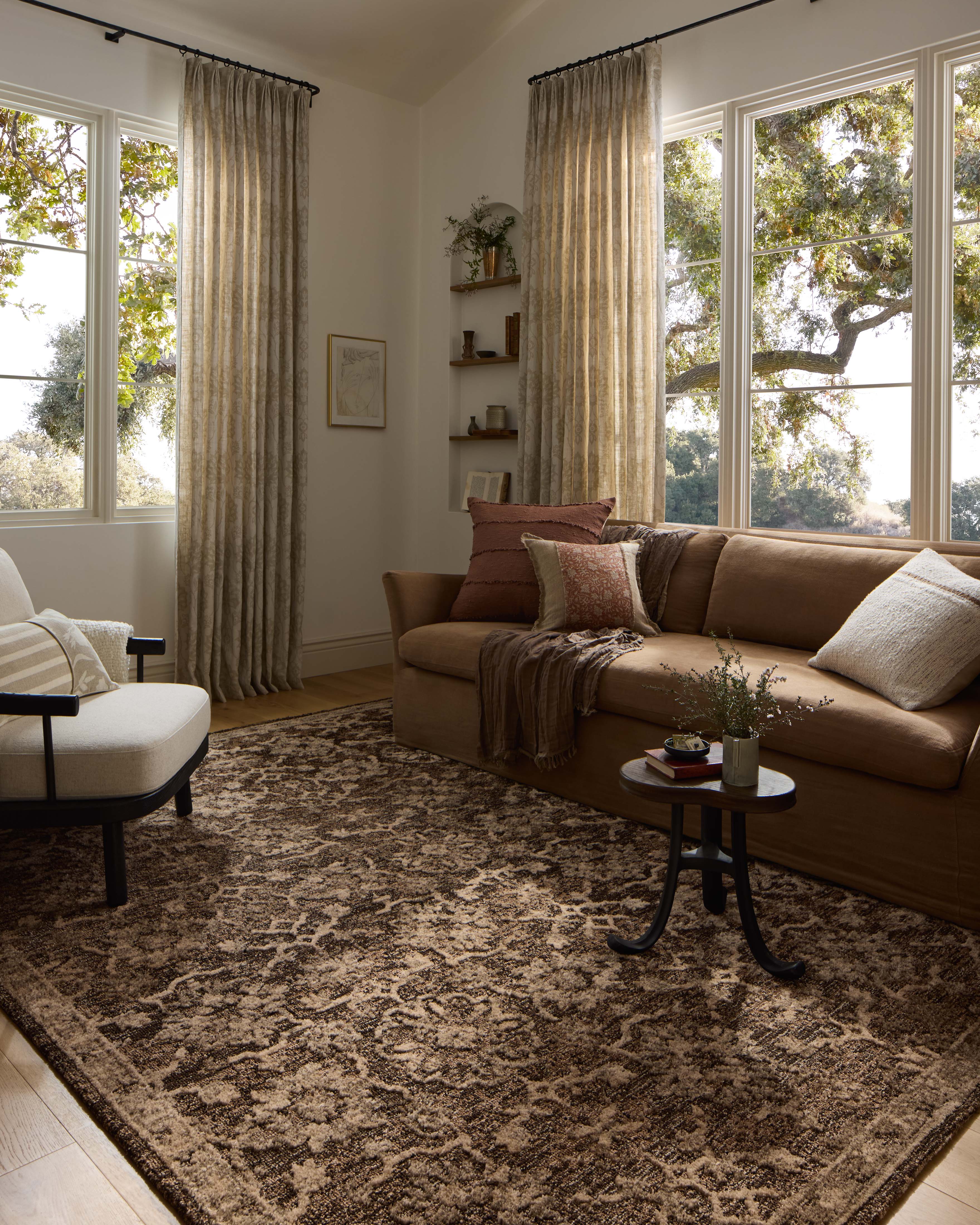Loloi Percival Bark / Pebble Rug RUGS - synthetic Loloi
