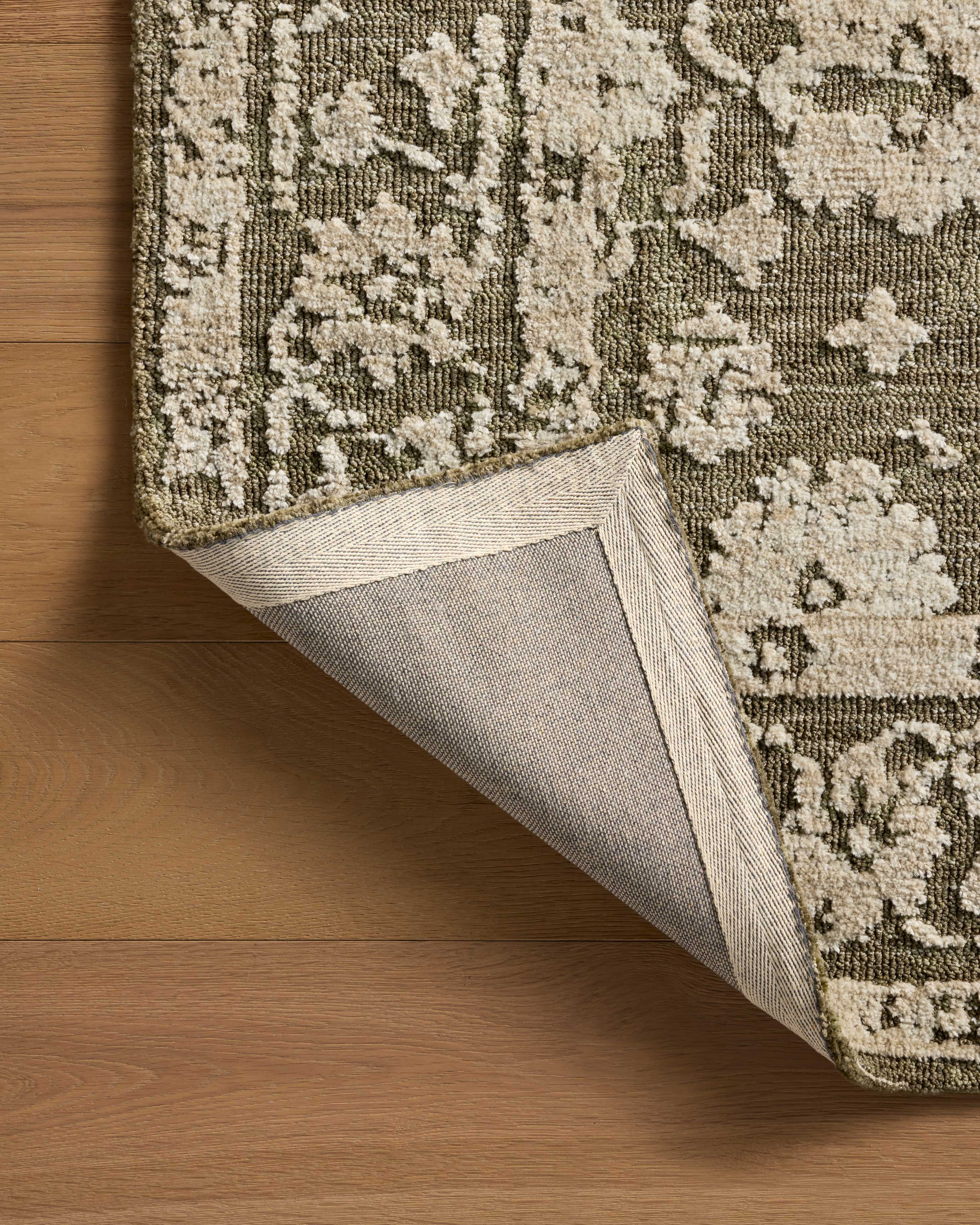 Loloi Percival Moss / Natural Rug RUGS - synthetic Loloi