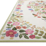 Rifle Paper Co. x Loloi Perennial Cream Sample Rug RUGS - synthetic Loloi