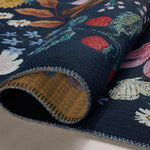 Rifle Paper Co. x Loloi Perennial Black Sample Rug No.2 RUGS - synthetic Loloi 18" x 18"