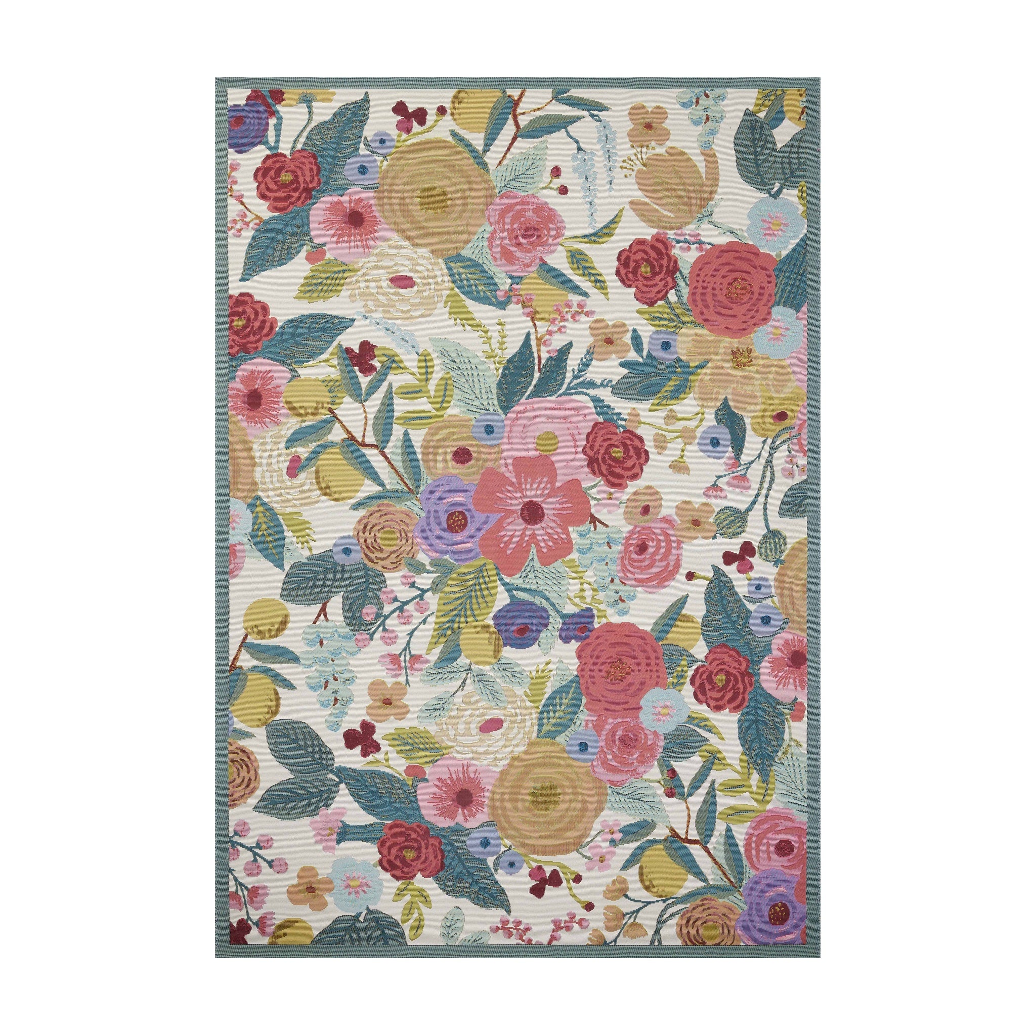 Rifle Paper Co. x Loloi Perennial Rose / Multi Sample Rug RUGS - synthetic Loloi 18" x 18"