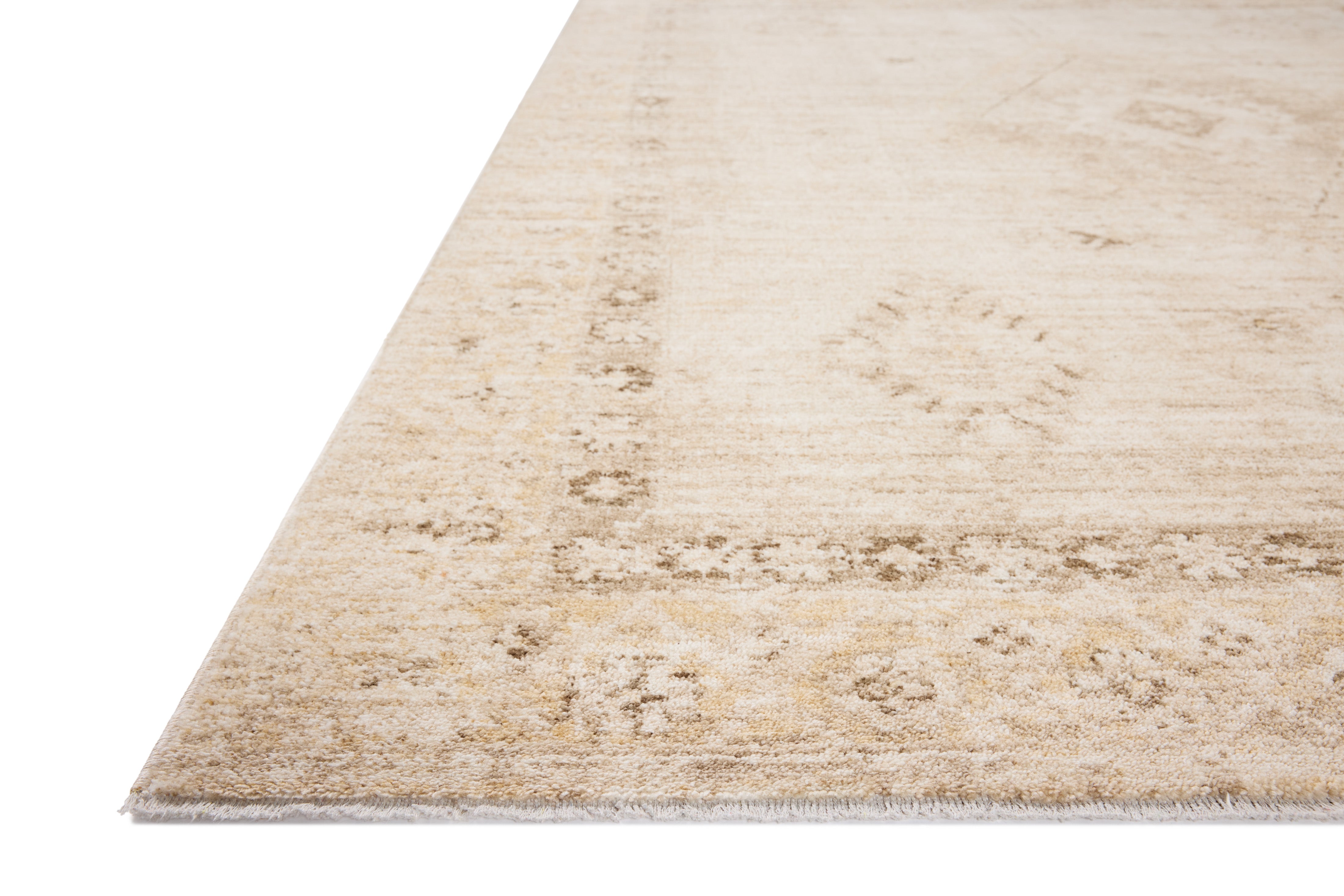 Chris Loves Julia x Loloi Palma Natural / Smoke Rug RUGS - synthetic Loloi