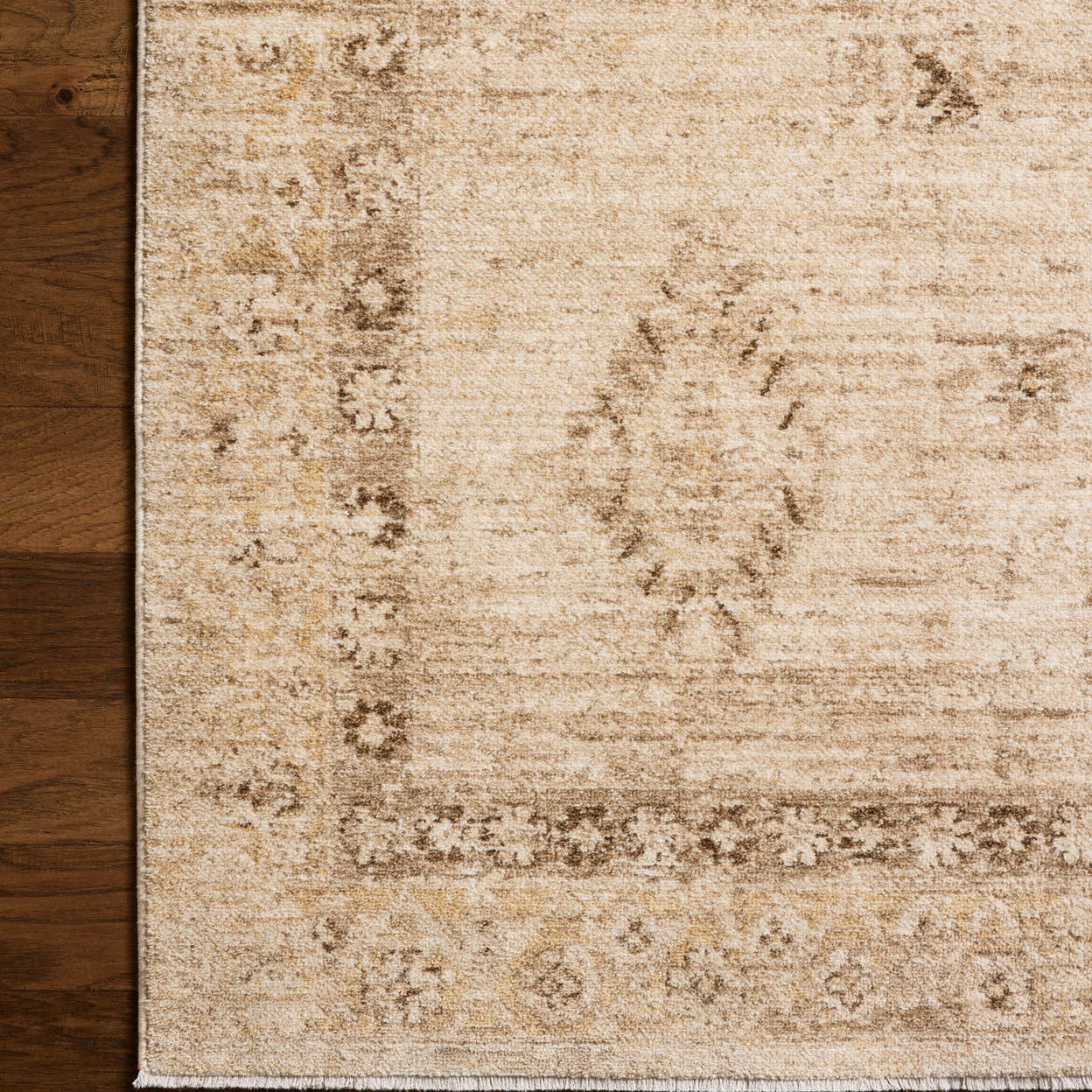 Chris Loves Julia x Loloi Palma Natural / Smoke Rug RUGS - synthetic Loloi