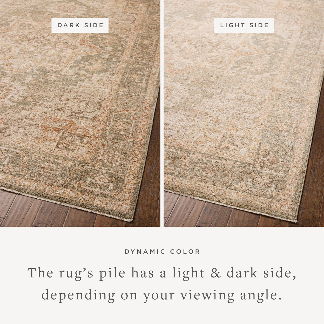 IN STORE - Chris Loves Julia x Loloi Palma Olive / Spice Rug IN STORE - rugs Loloi