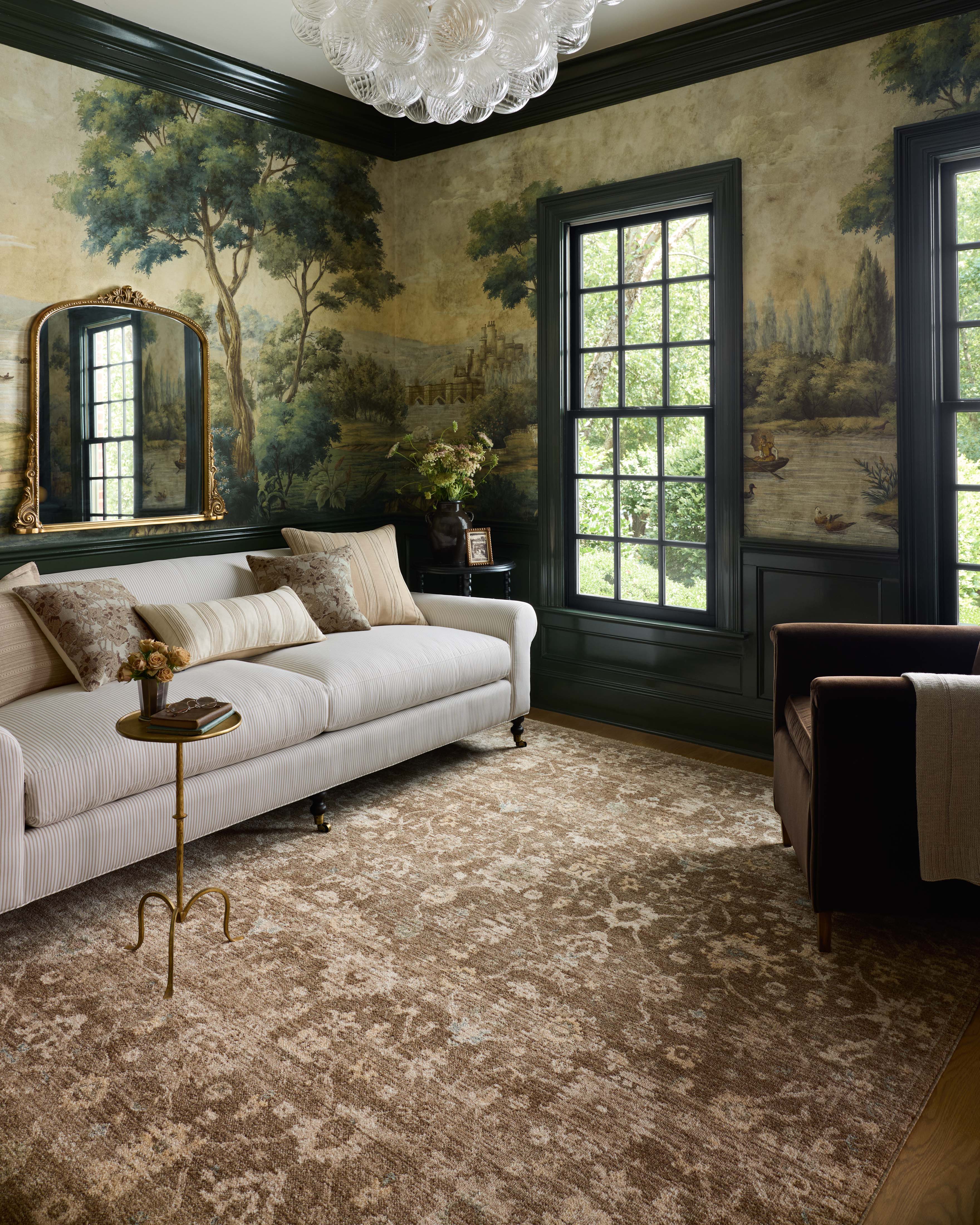IN STORE - Chris Loves Julia x Loloi Palma Brown / Earth Rug IN STORE - rugs Loloi