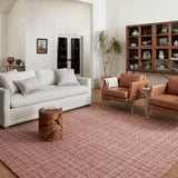 OVERSTOCK RUG - Loloi Polly Berry / Natural Rug - 2'3" x 3'9"