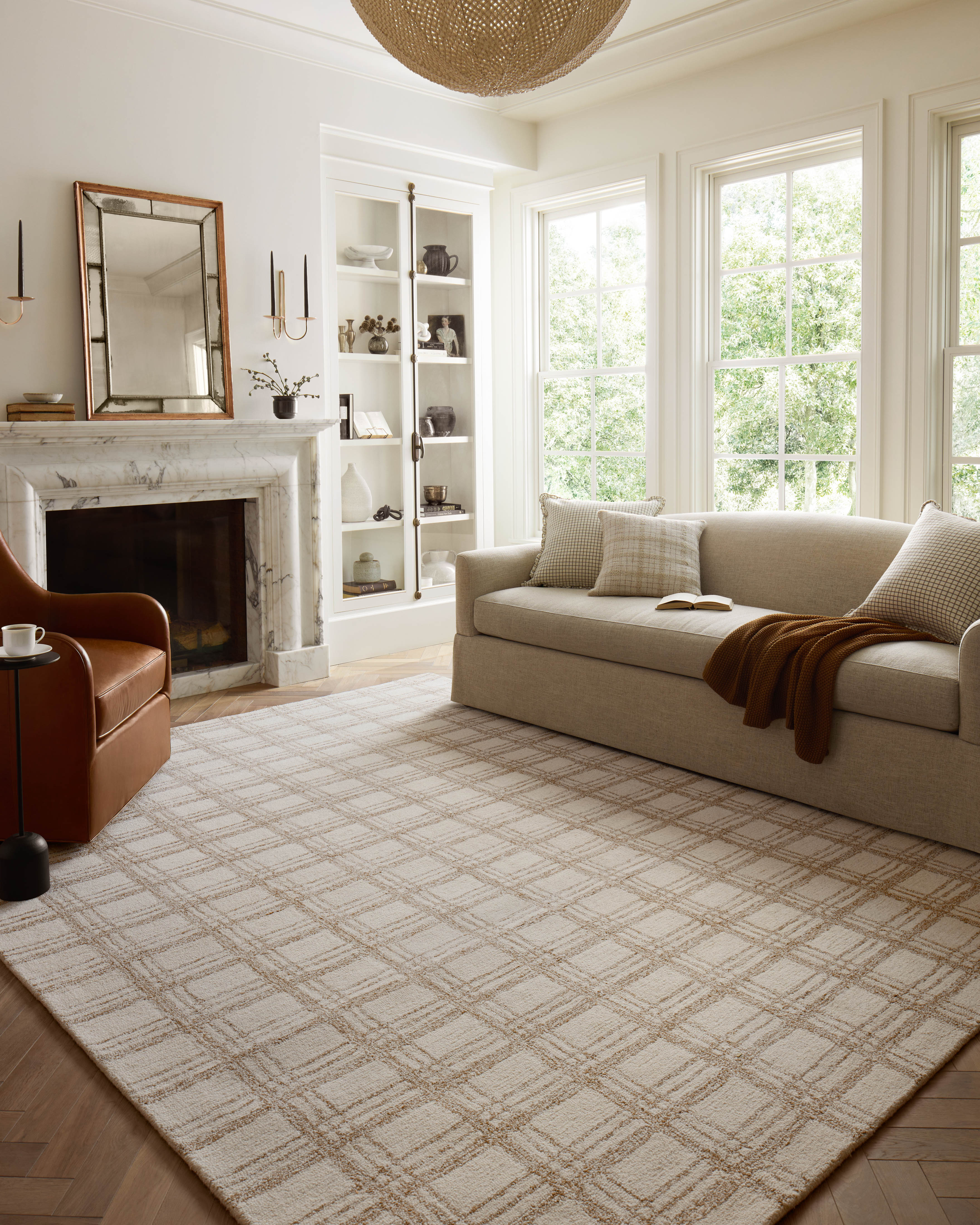 Chris Loves Julia x Loloi Polly Cream / Sand Rug 0-RUGS - jute Loloi