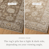 Loloi Priscilla Bark / Ivory Rug RUGS - synthetic Loloi