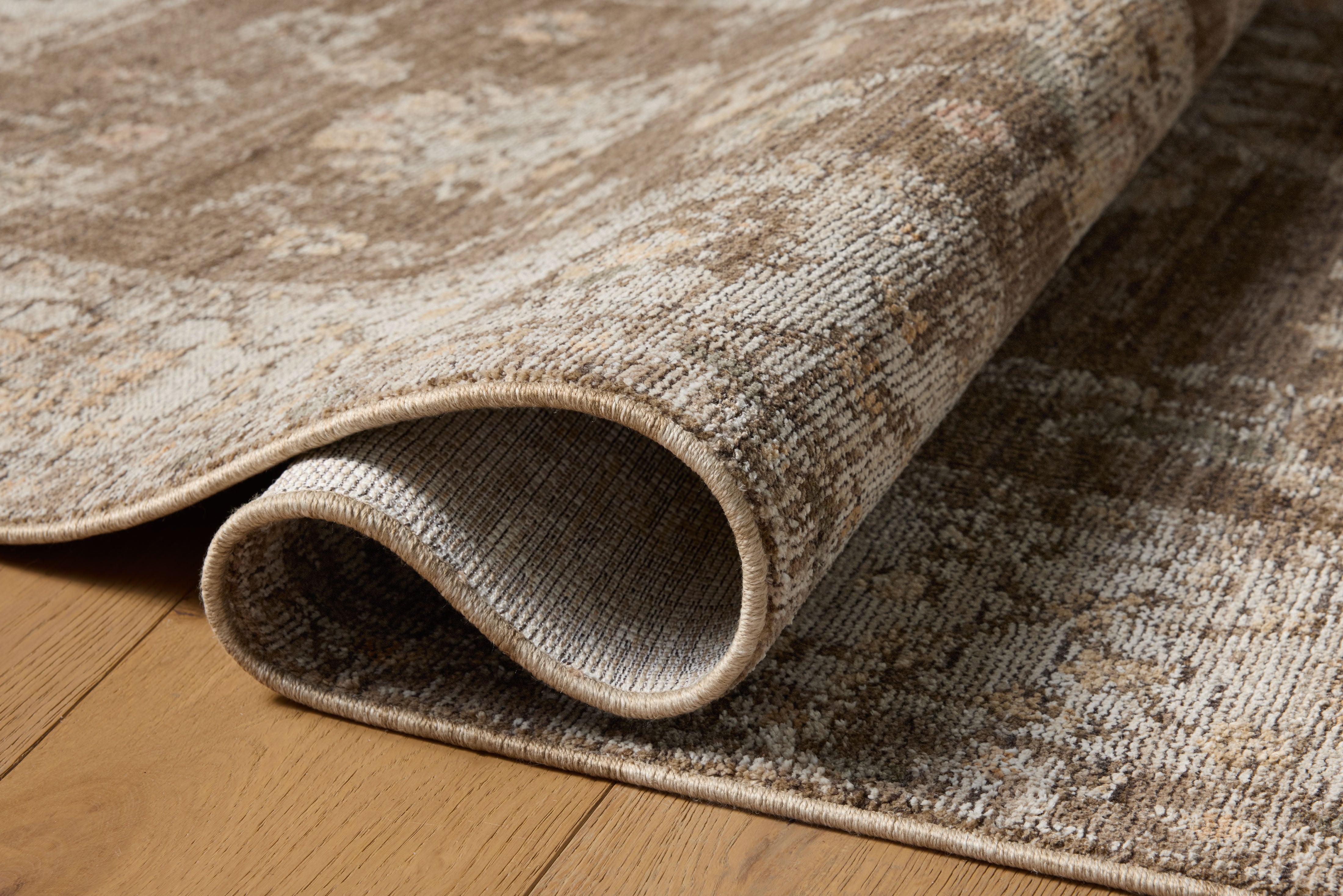 Loloi Priscilla Bark / Ivory Rug RUGS - synthetic Loloi 18" x 18" sample