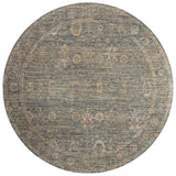 Loloi Priscilla Blue / Sand Square Rug RUGS - synthetic Loloi