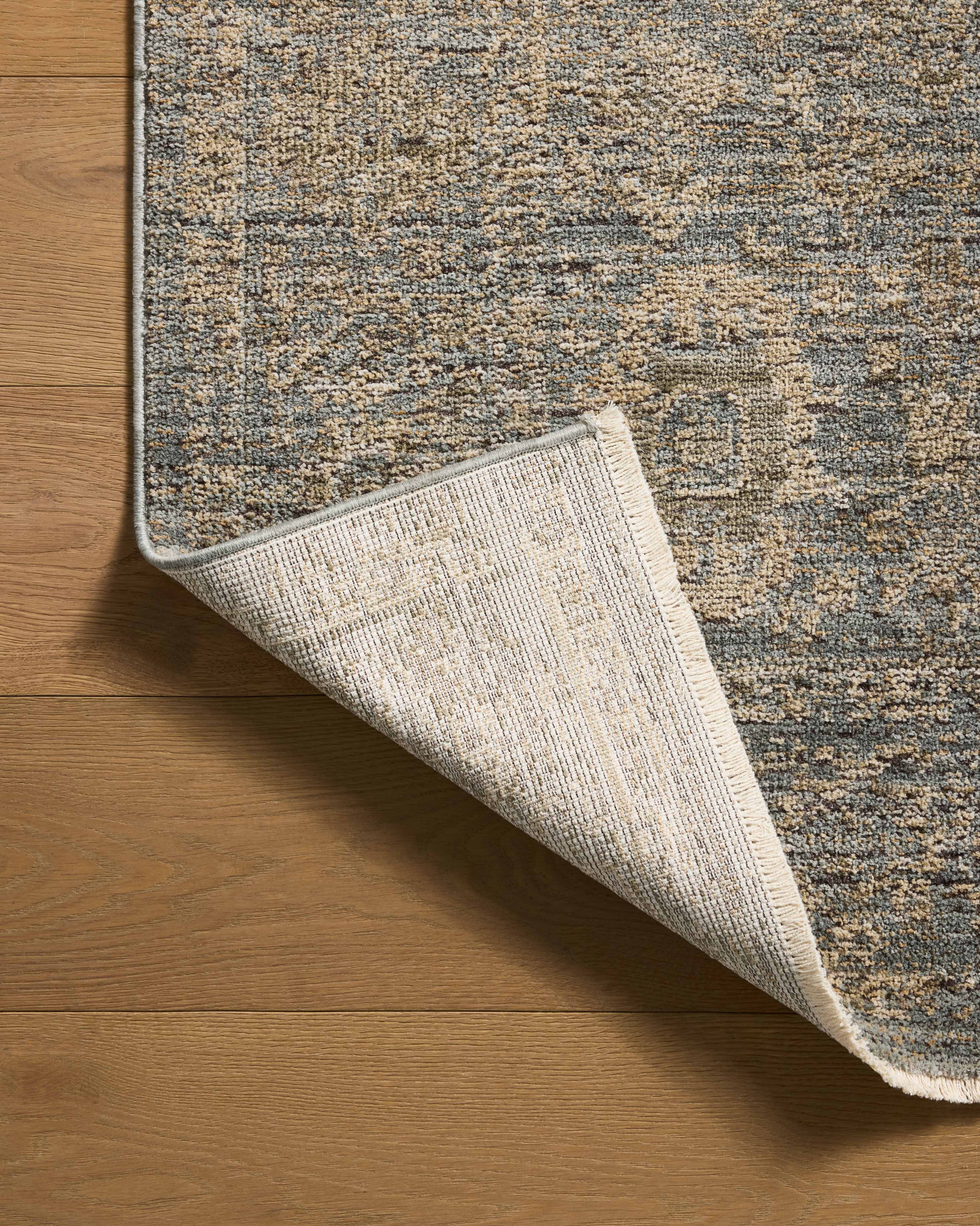Loloi Priscilla Blue / Sand Rug RUGS - synthetic Loloi 18" x 18" sample