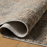 Loloi Priscilla Blue / Bark Rug RUGS - synthetic Loloi 18" x 18" sample