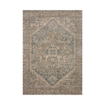 Loloi Priscilla Blue / Bark Rug RUGS - synthetic Loloi 18" x 18"