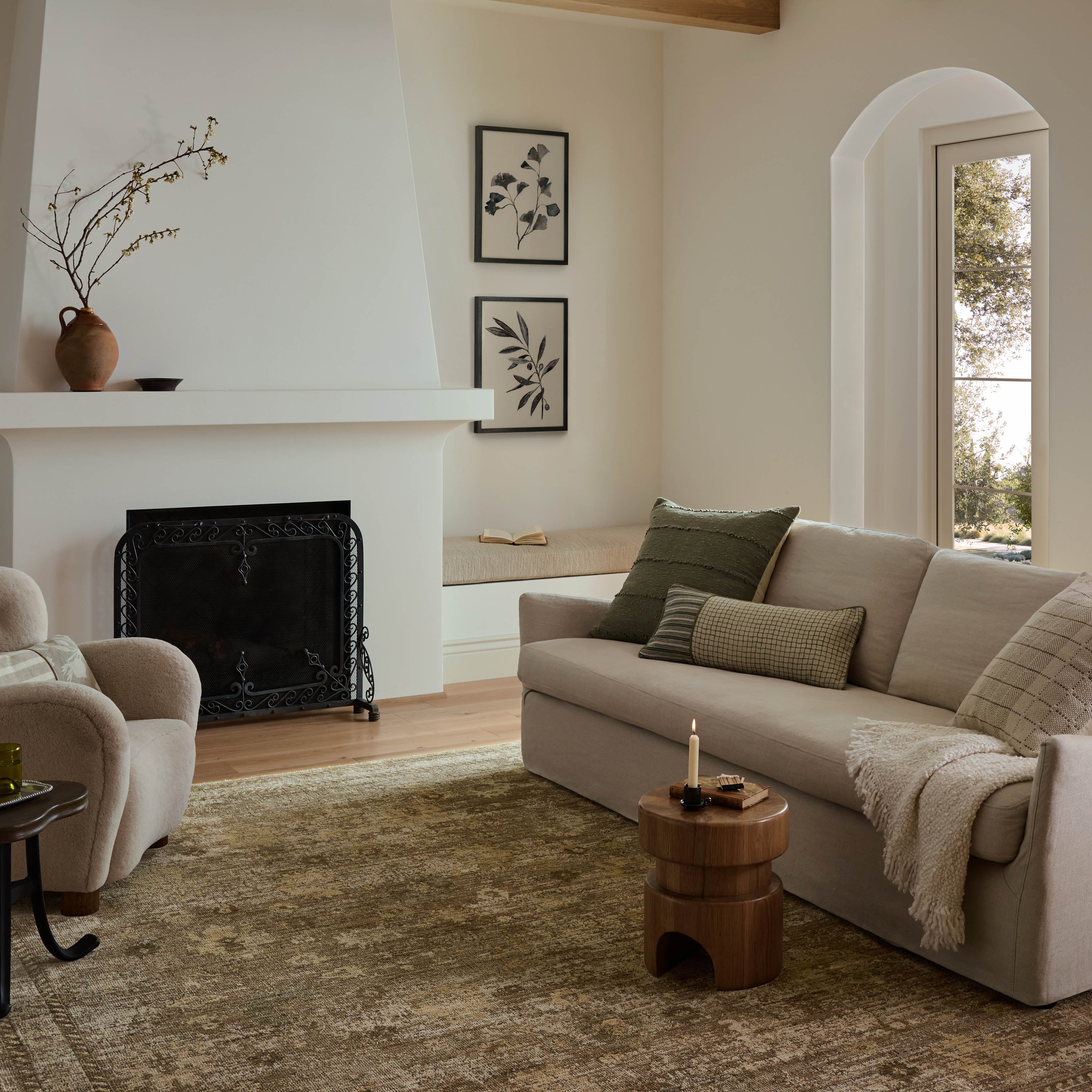 Loloi Priscilla Sand / Earth Rug RUGS - synthetic Loloi