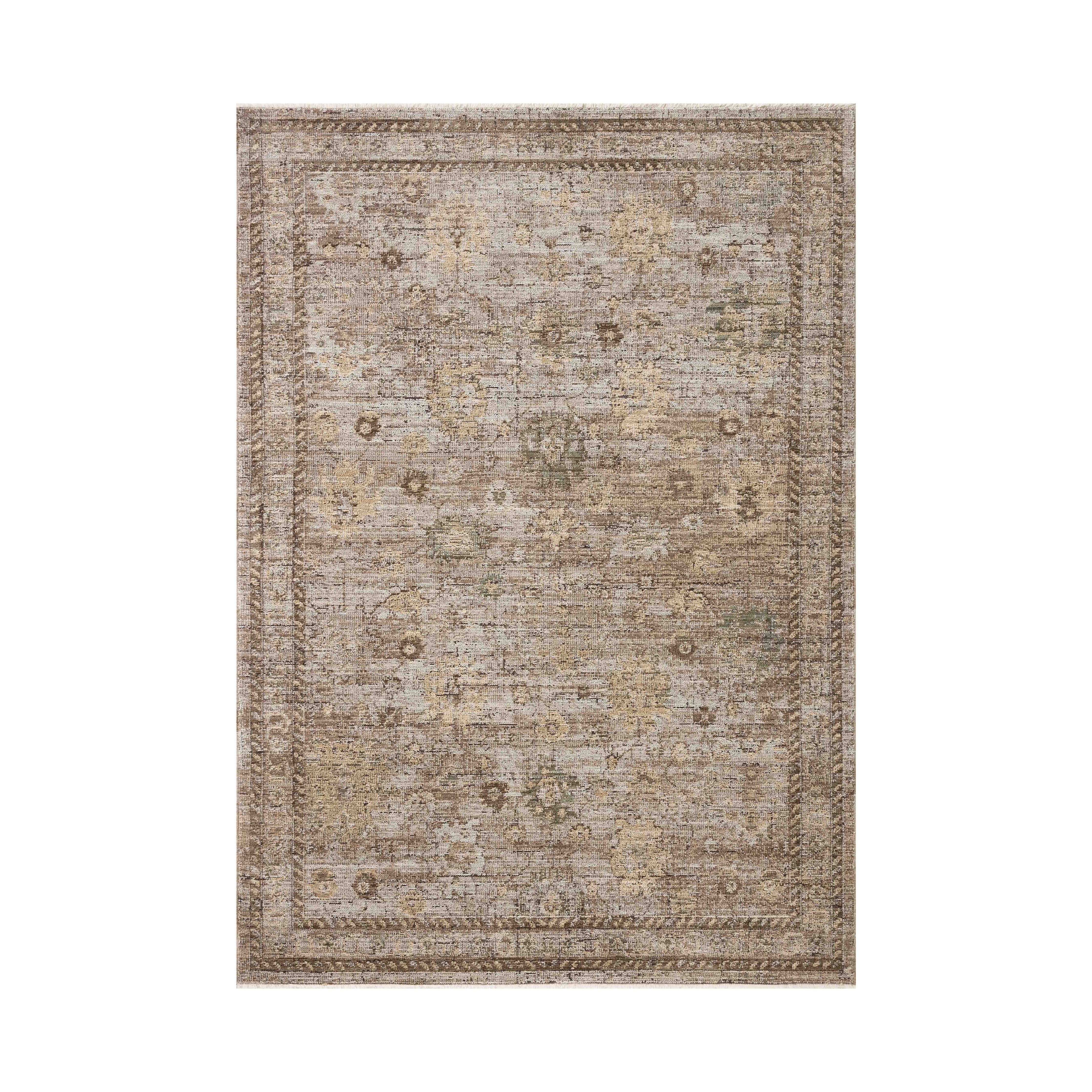 Loloi Priscilla Sand / Earth Rug RUGS - synthetic Loloi 18" x 18"