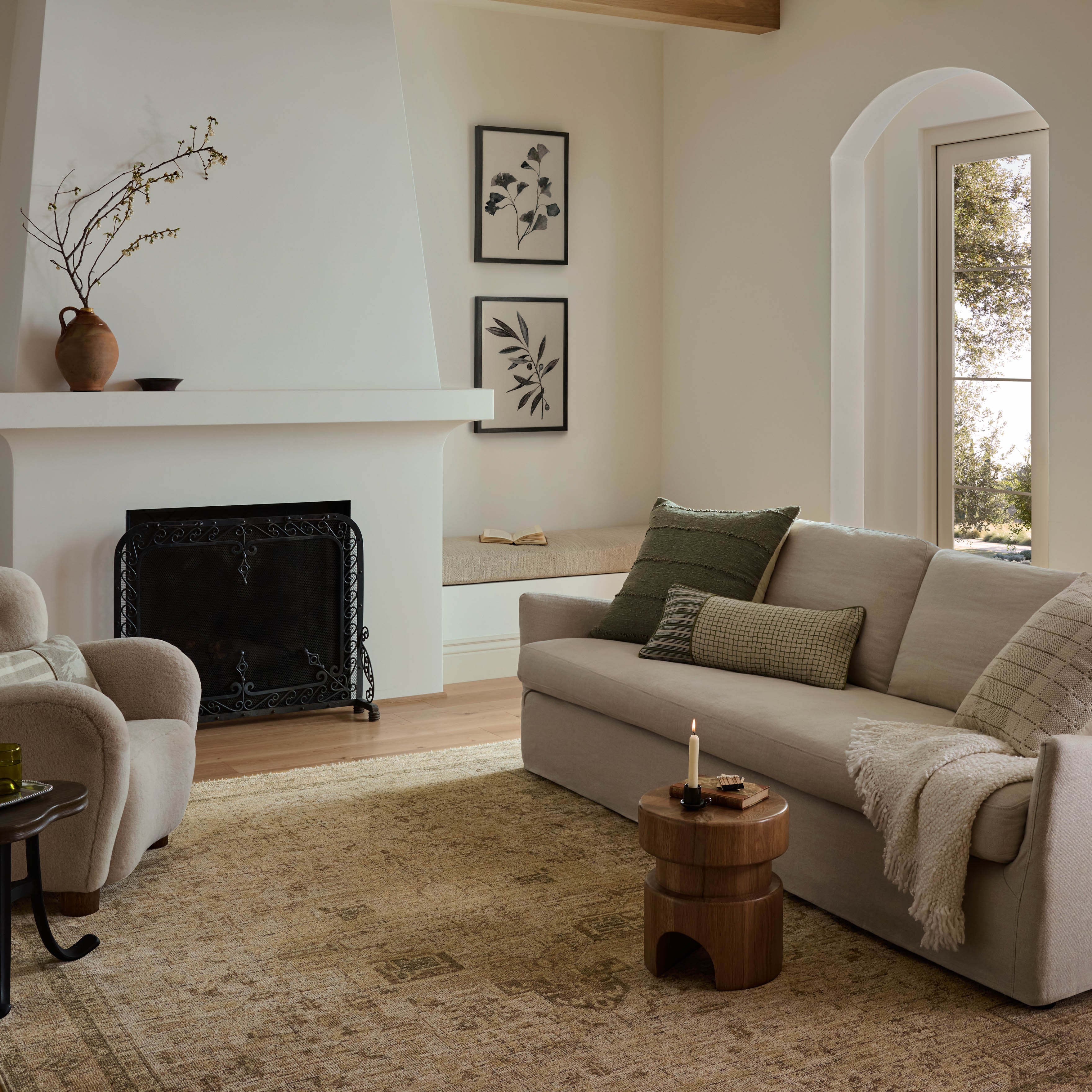 Loloi Priscilla Beige / Earth Rug RUGS - synthetic Loloi