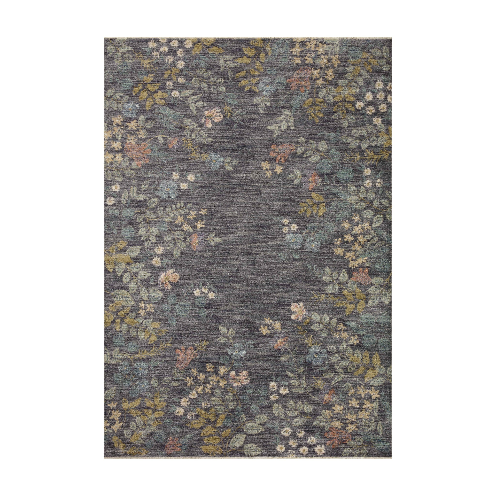 Rifle Paper Co. x Loloi Provence Slate Rug No.1 RUGS - synthetic Loloi 18" x 18"