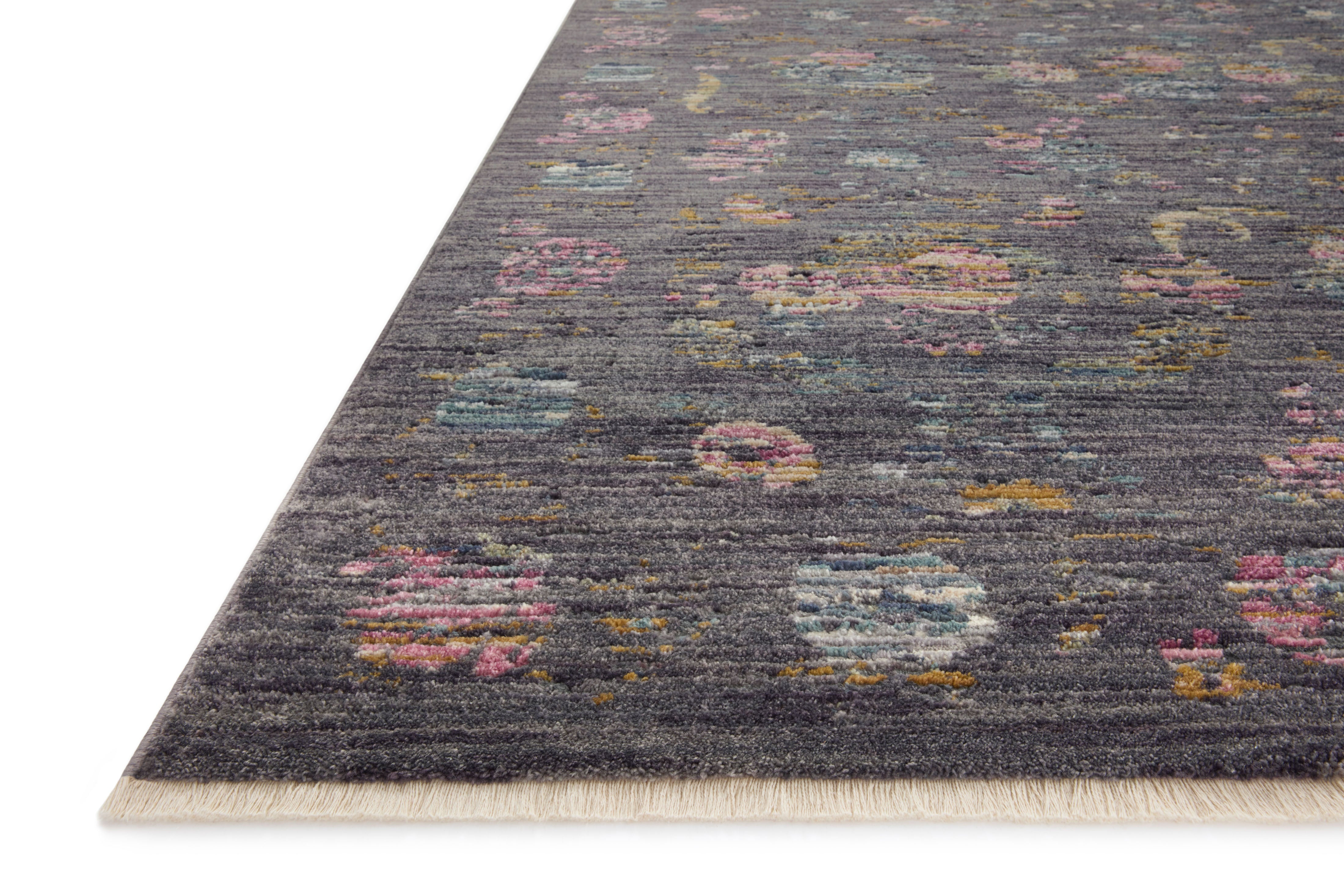 Rifle Paper Co. x Loloi Provence Slate Rug No.1 RUGS - synthetic Loloi 18" x 18"