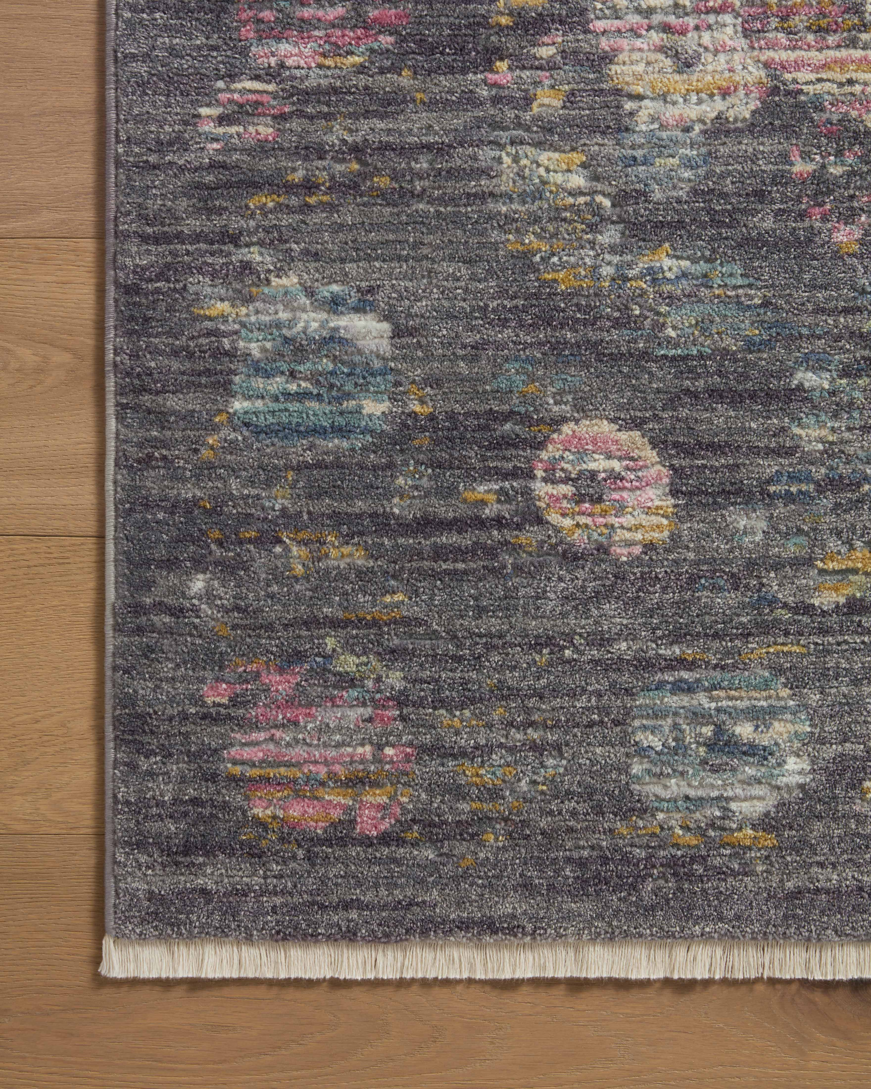 Rifle Paper Co. x Loloi Provence Slate Rug No.1 RUGS - synthetic Loloi 18" x 18"