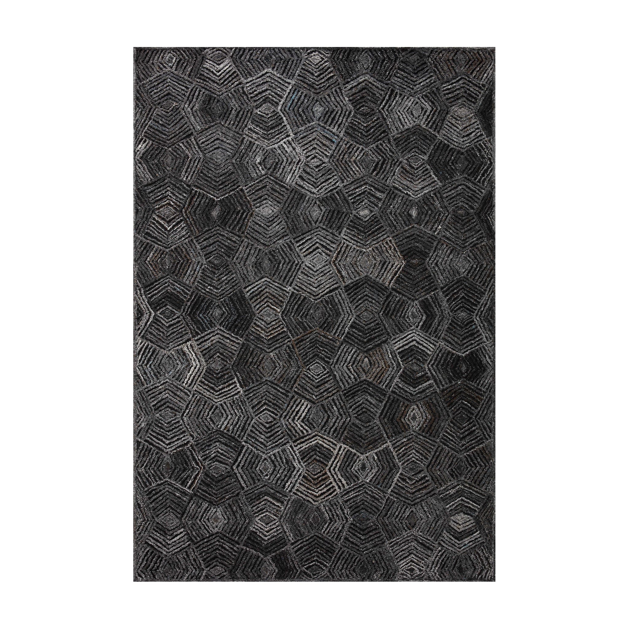 Loloi Prescott Charcoal Rug RUGS - wool Loloi 18" x 18"
