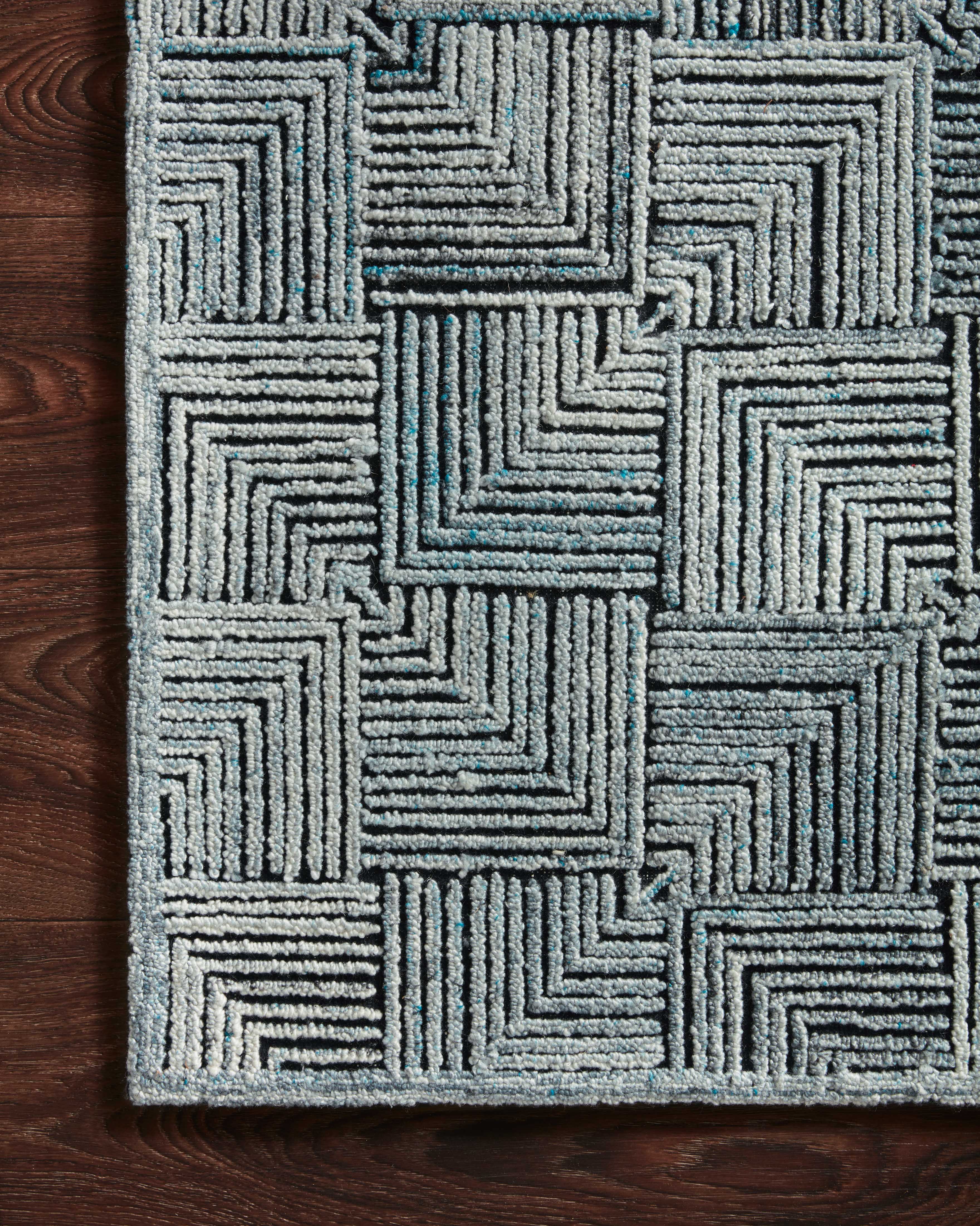 Loloi Prescott Arctic Blue Rug RUGS - wool Loloi