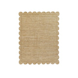 Parikia Scallop Edge Jute Area Rug RUGS - jute Momeni 2'6" x 8' Runner